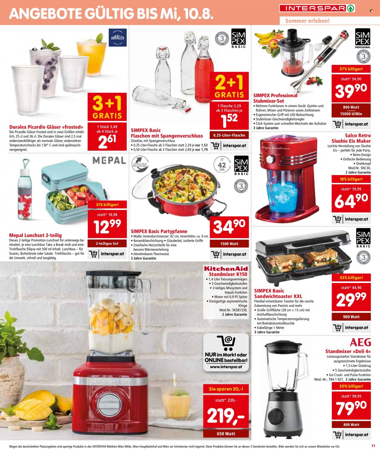 Angebote INTERSPAR - 21.7.2022 - 27.7.2022. Seite 11