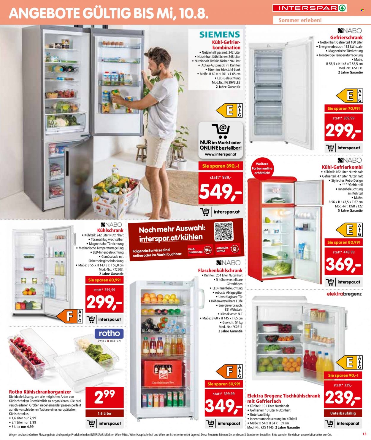 Angebote INTERSPAR - 21.7.2022 - 27.7.2022. Seite 13