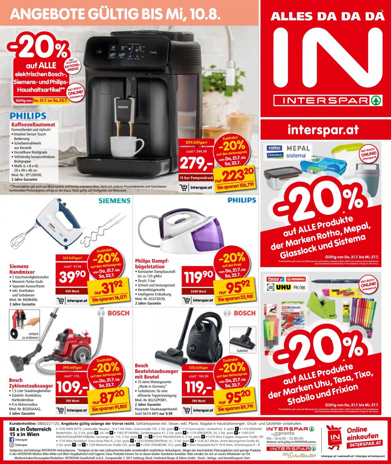 Angebote INTERSPAR - 21.7.2022 - 27.7.2022. Seite 16
