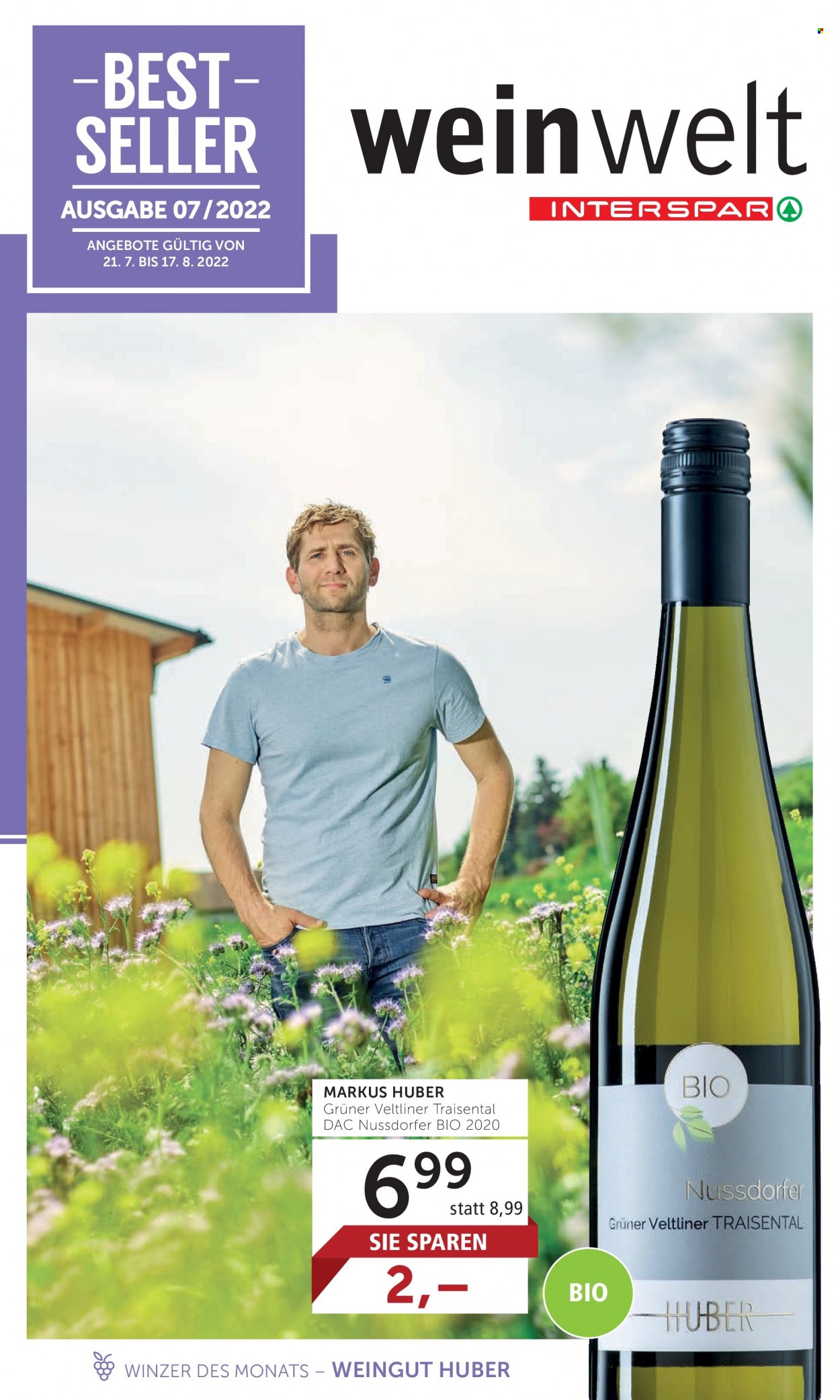 Angebote INTERSPAR - 21.7.2022 - 17.8.2022. Seite 1