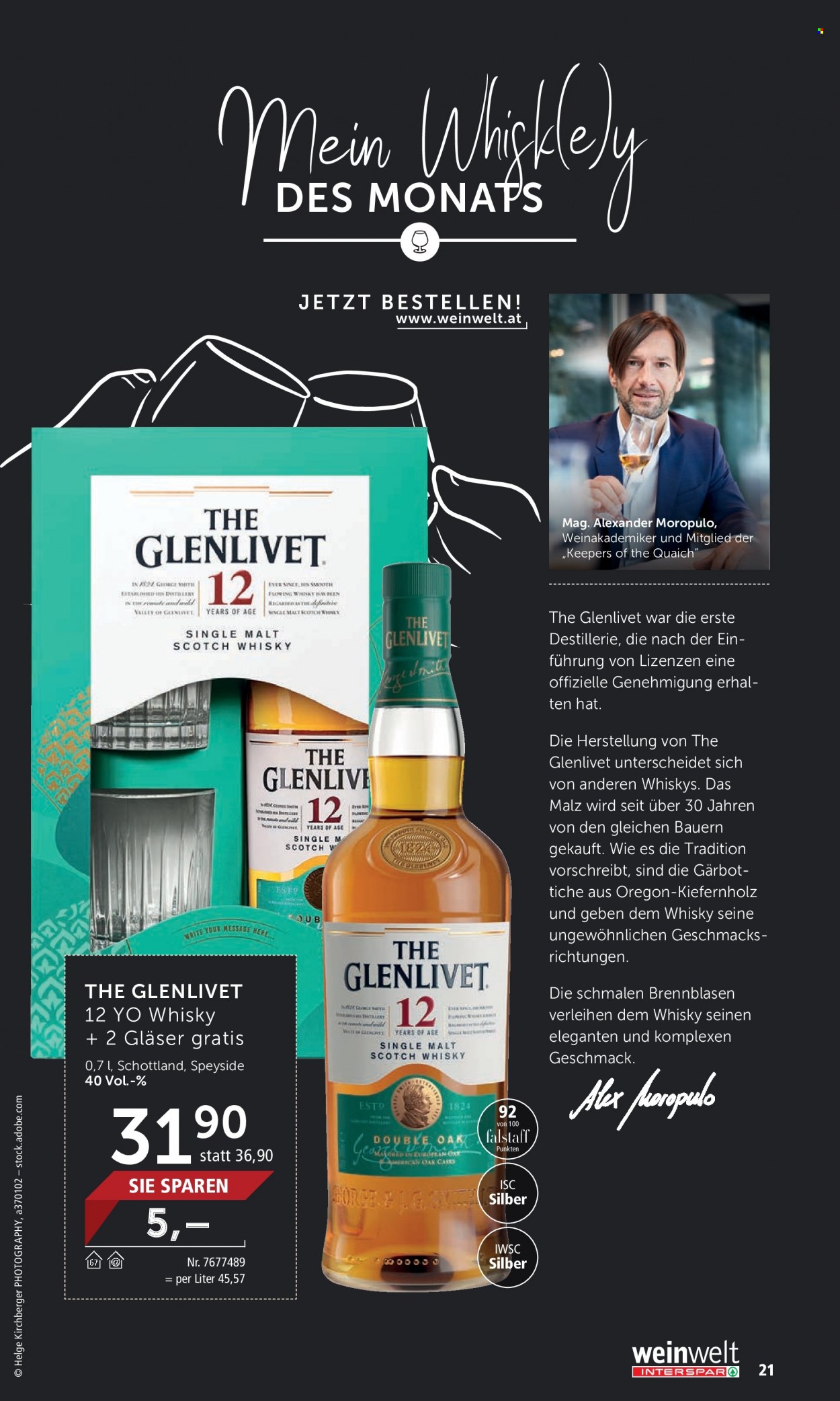 Angebote INTERSPAR - 21.7.2022 - 17.8.2022. Seite 21