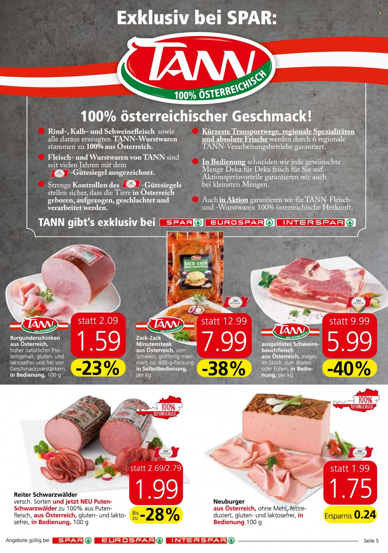 Angebote EUROSPAR - 21.7.2022 - 27.7.2022. Seite 5