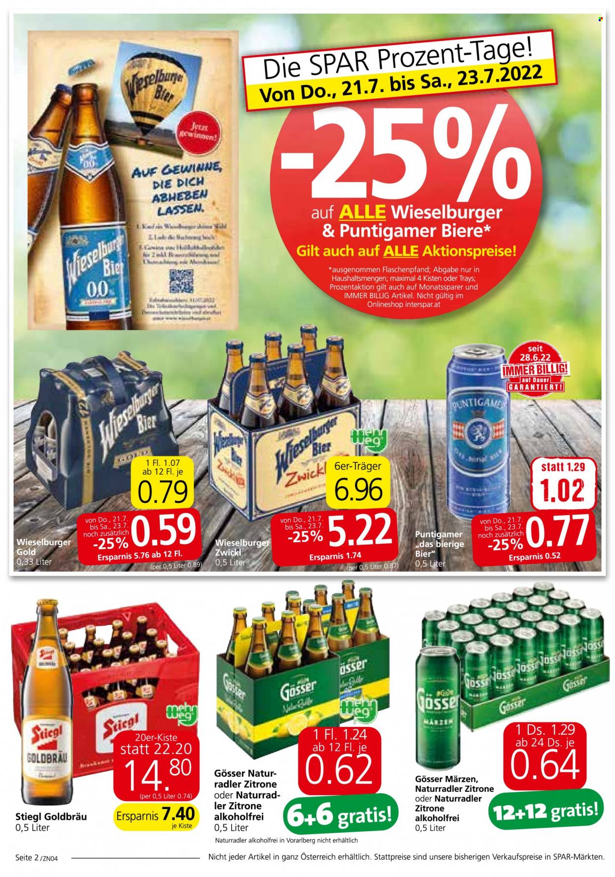 Angebote INTERSPAR - 21.7.2022 - 27.7.2022. Seite 2