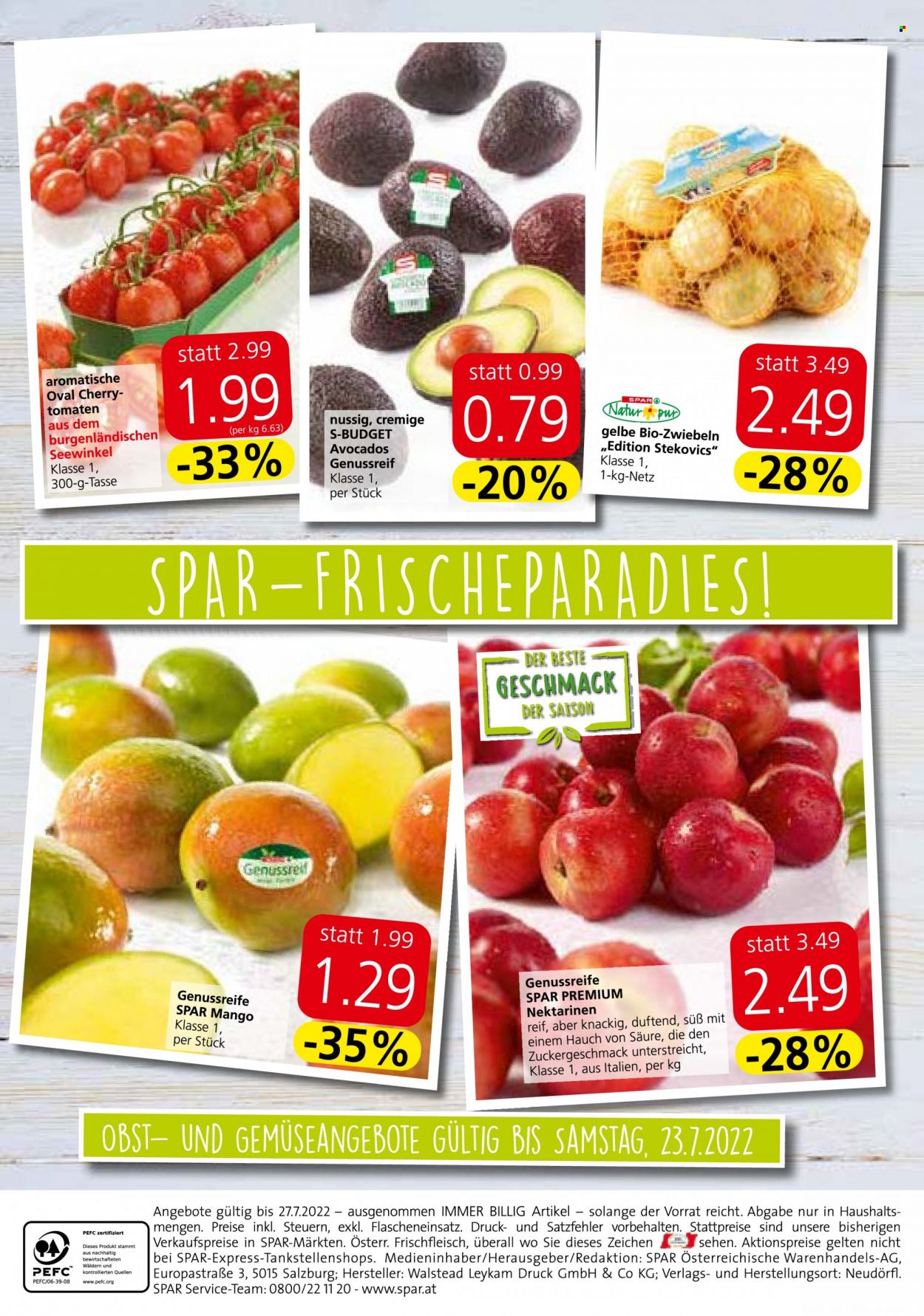 Angebote INTERSPAR - 21.7.2022 - 27.7.2022. Seite 16