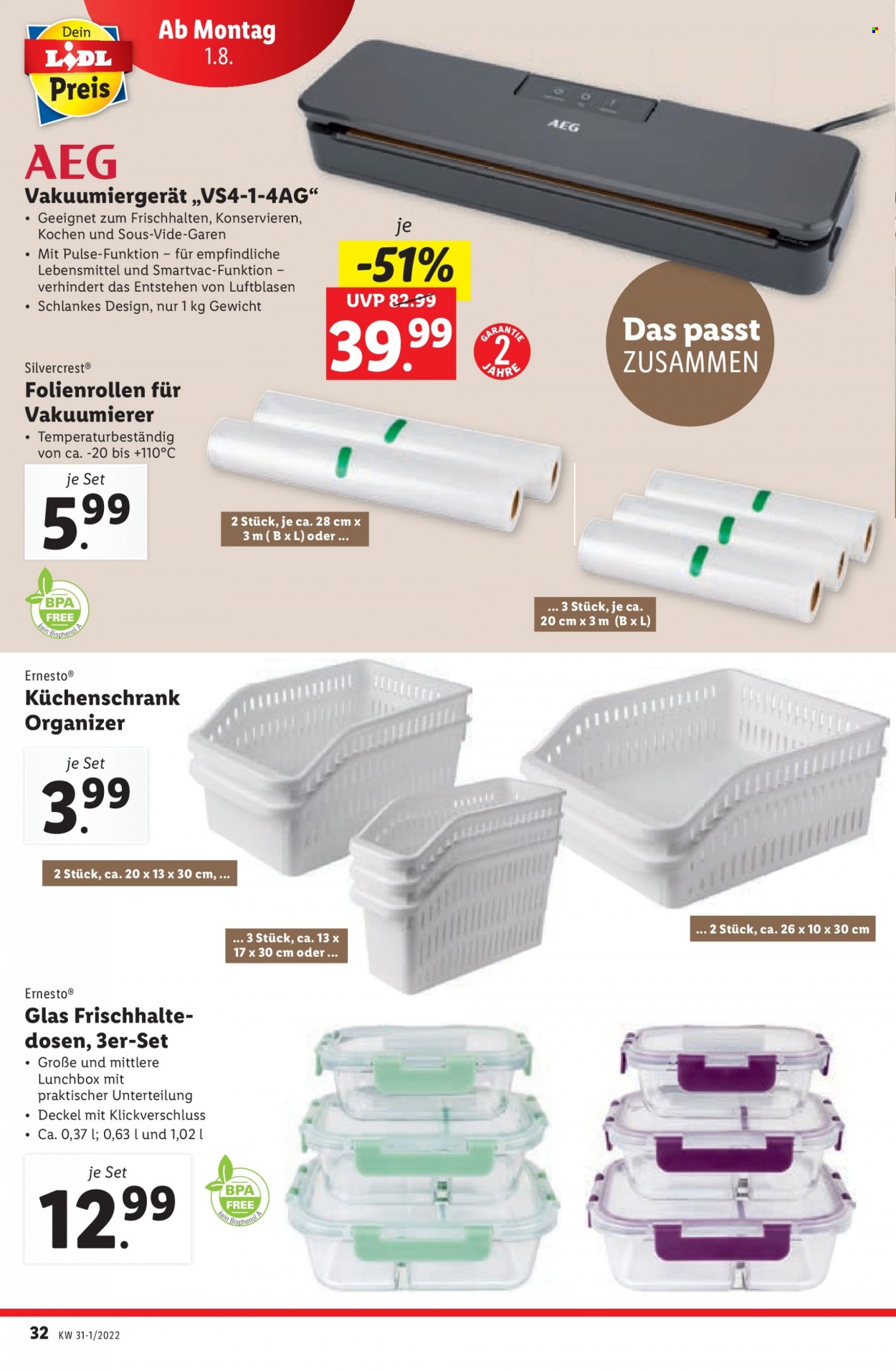 Angebote Lidl - 28.7.2022 - 3.8.2022. Seite 32