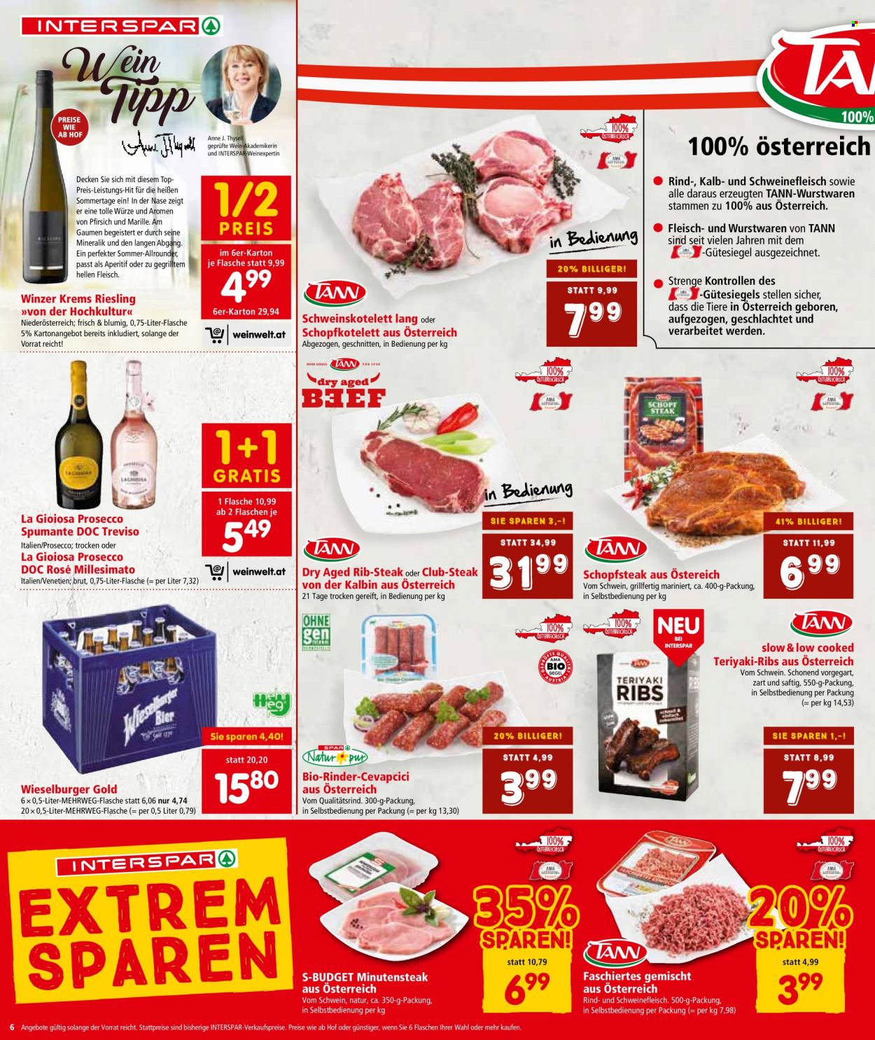 Angebote INTERSPAR - 28.7.2022 - 10.8.2022. Seite 6