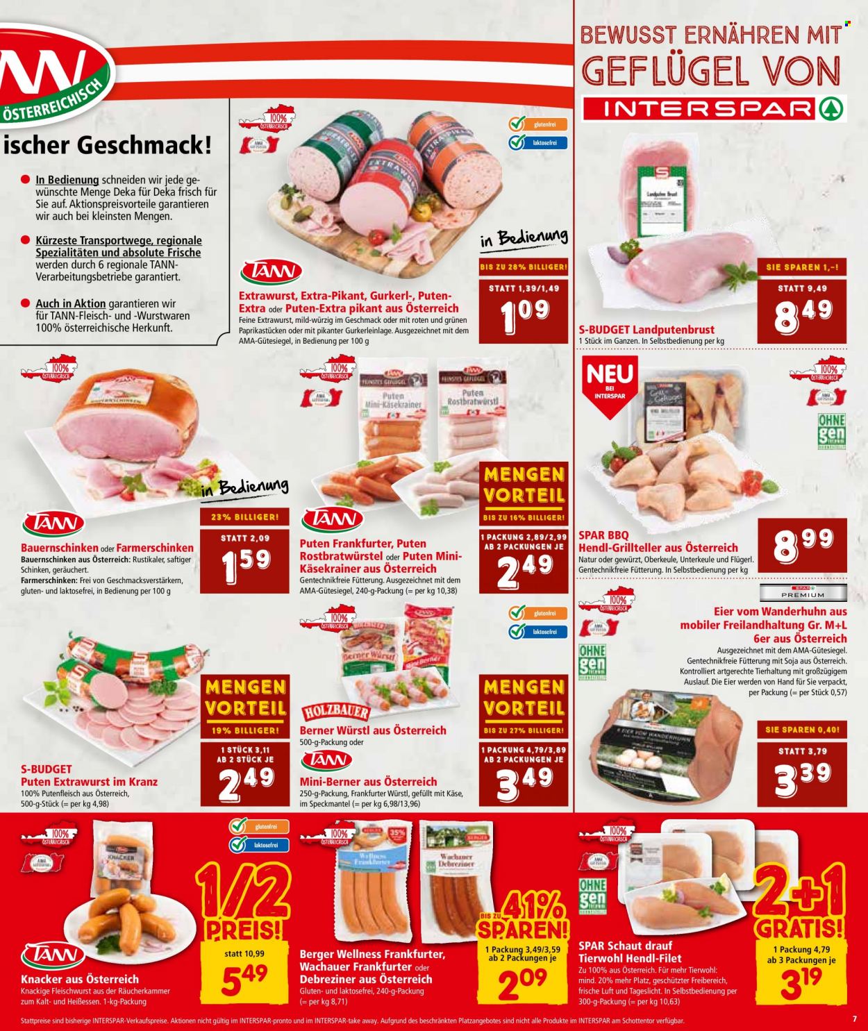 Angebote INTERSPAR - 28.7.2022 - 10.8.2022. Seite 7