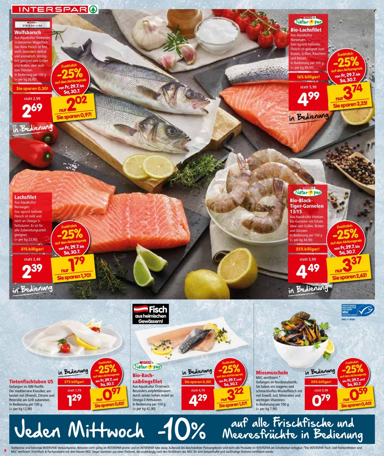 Angebote INTERSPAR - 28.7.2022 - 10.8.2022. Seite 8
