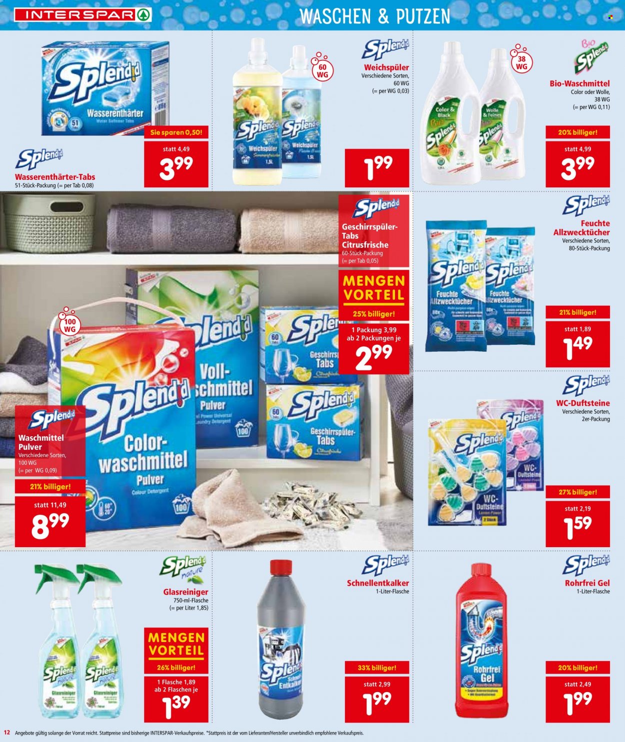 Angebote INTERSPAR - 28.7.2022 - 10.8.2022. Seite 12