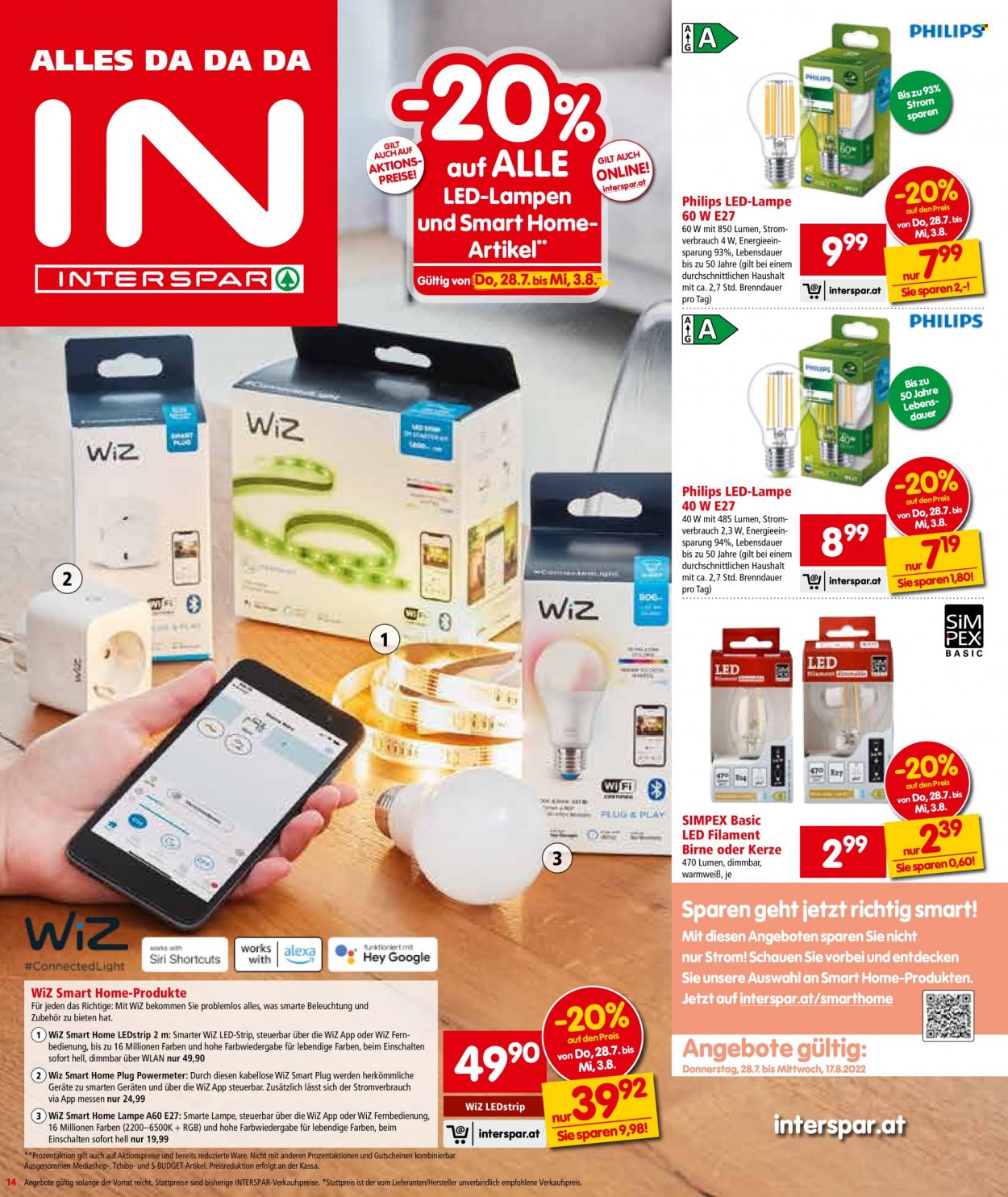 Angebote INTERSPAR - 28.7.2022 - 10.8.2022. Seite 14