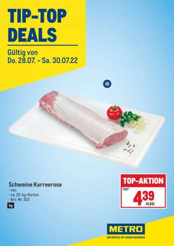 Angebote Metro - 28.7.2022 - 30.7.2022.