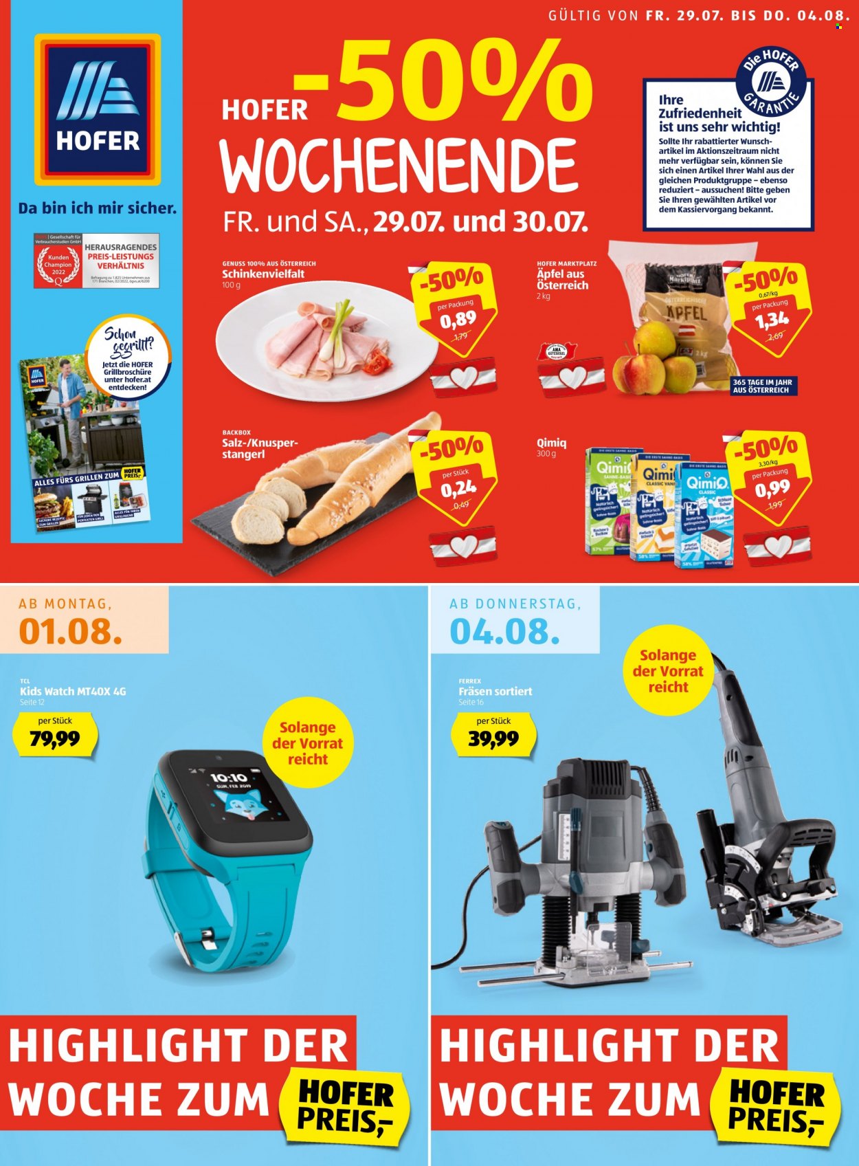 Angebote Hofer - 29.7.2022 - 4.8.2022. Seite 1