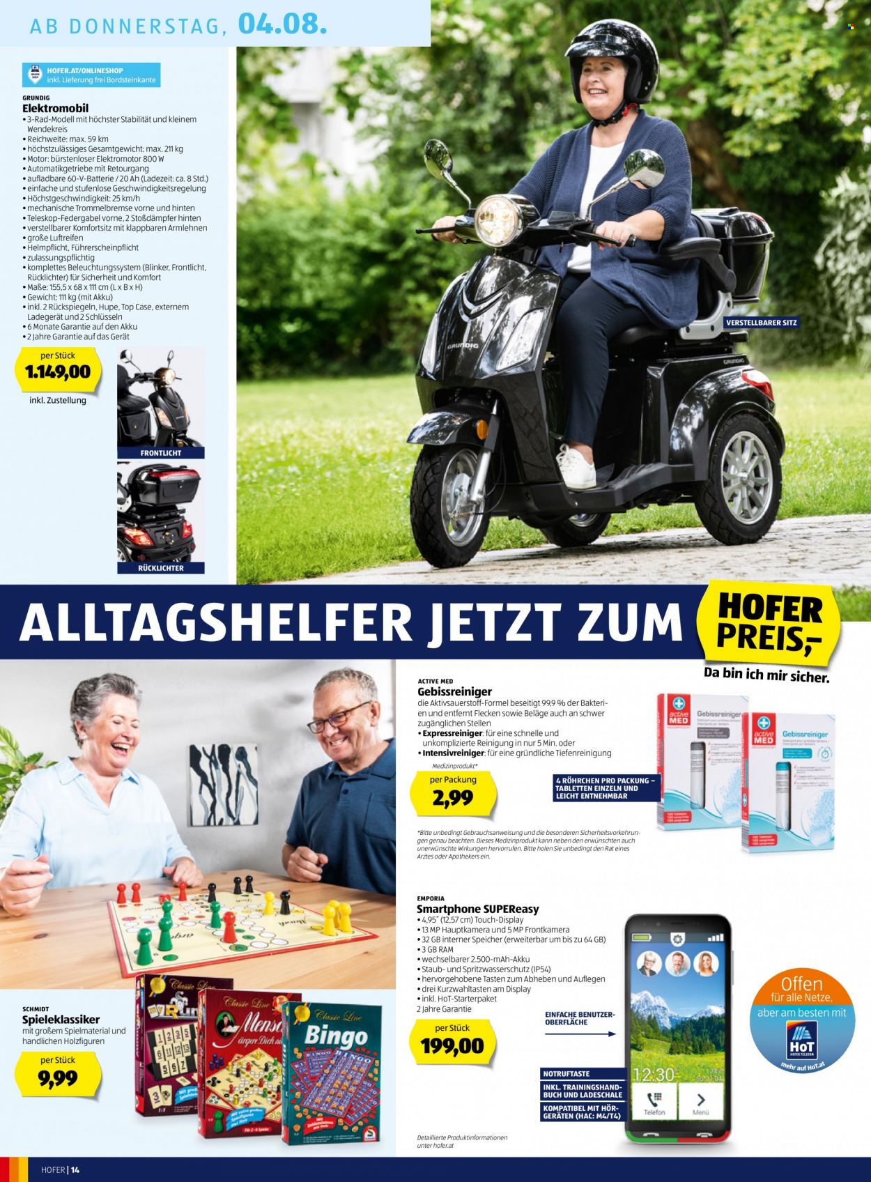 Angebote Hofer - 29.7.2022 - 4.8.2022. Seite 14