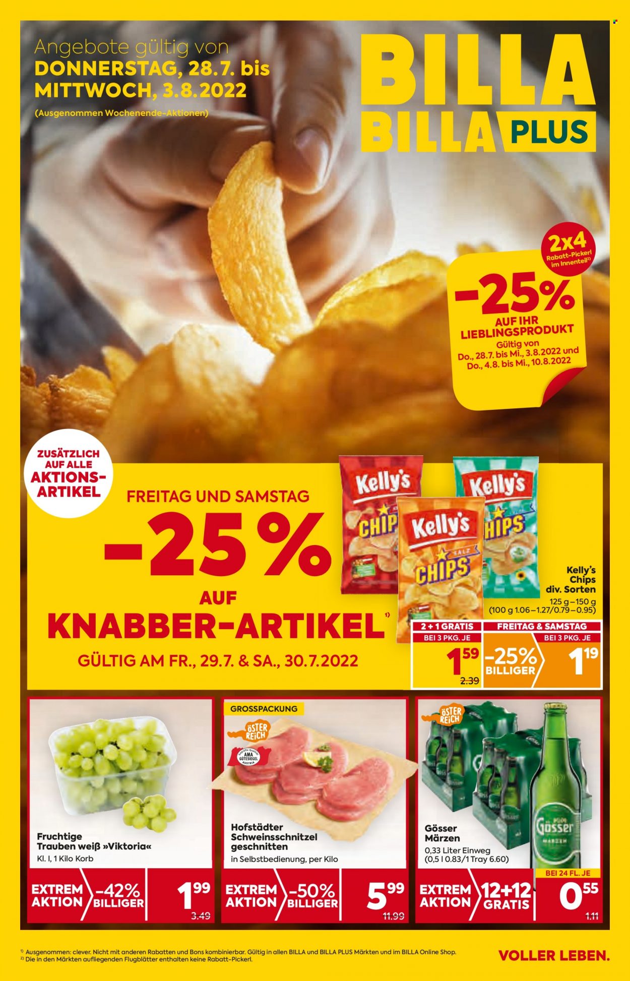 Angebote Billa - 28.7.2022 - 3.8.2022. Seite 1