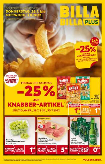 Angebote Billa - 28.7.2022 - 3.8.2022.