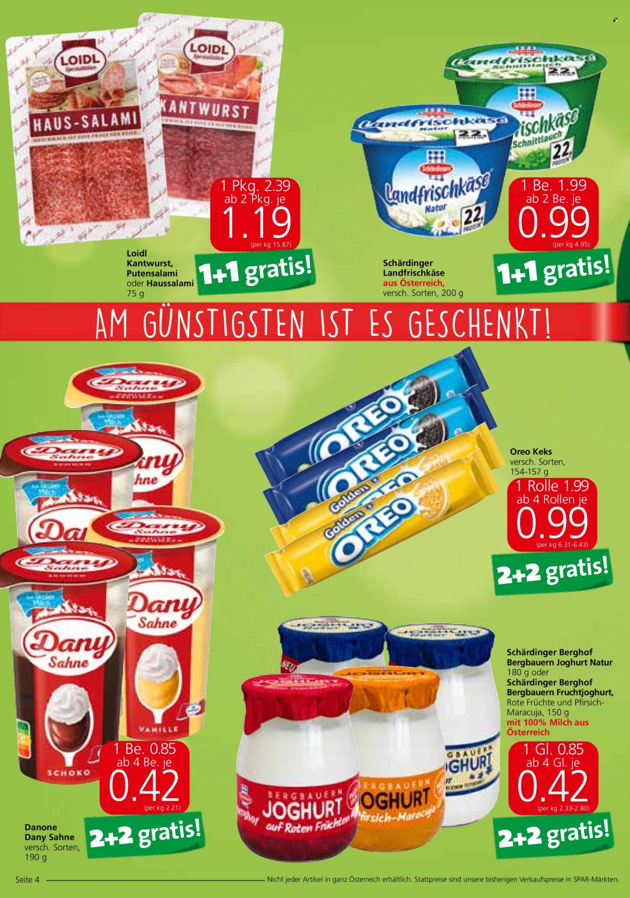 Angebote INTERSPAR - 28.7.2022 - 10.8.2022. Seite 4