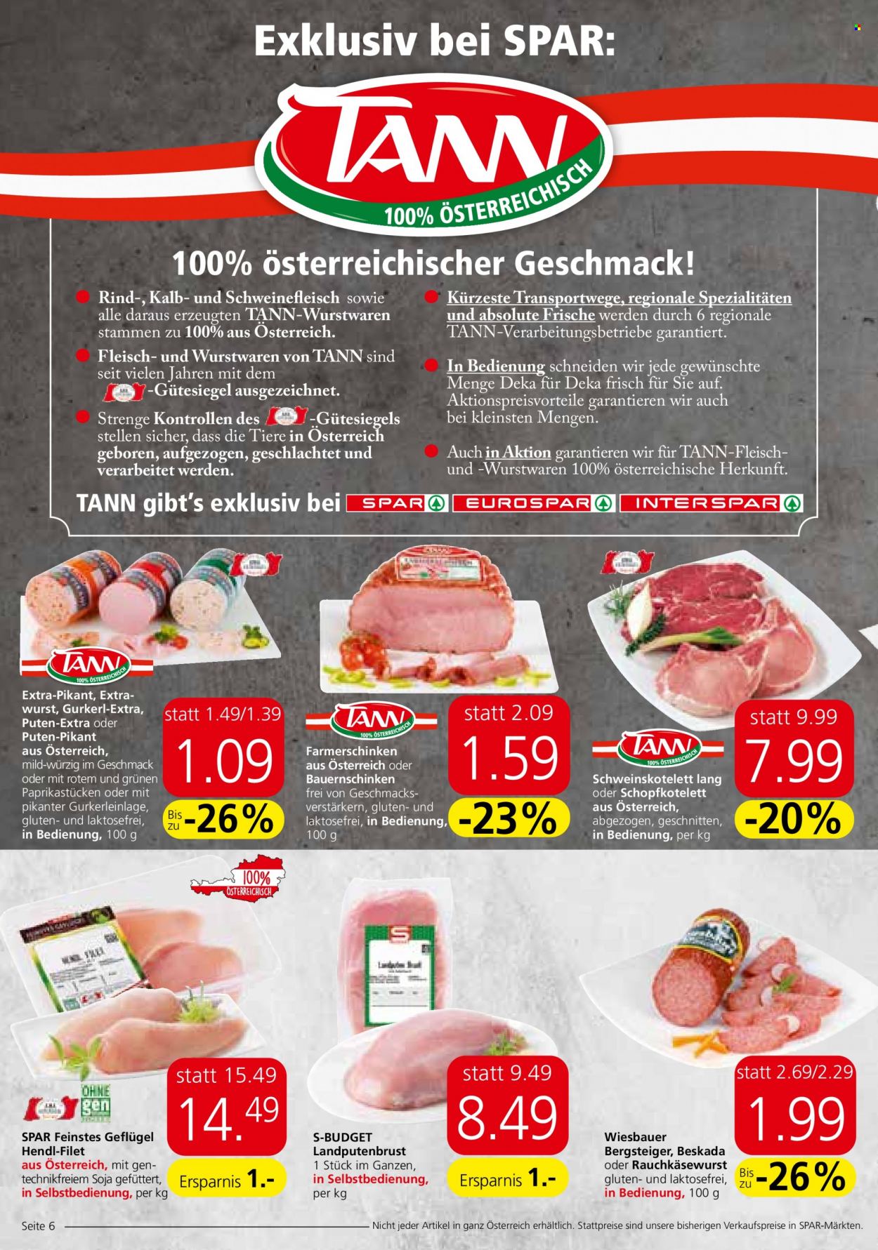 Angebote INTERSPAR - 28.7.2022 - 10.8.2022. Seite 6