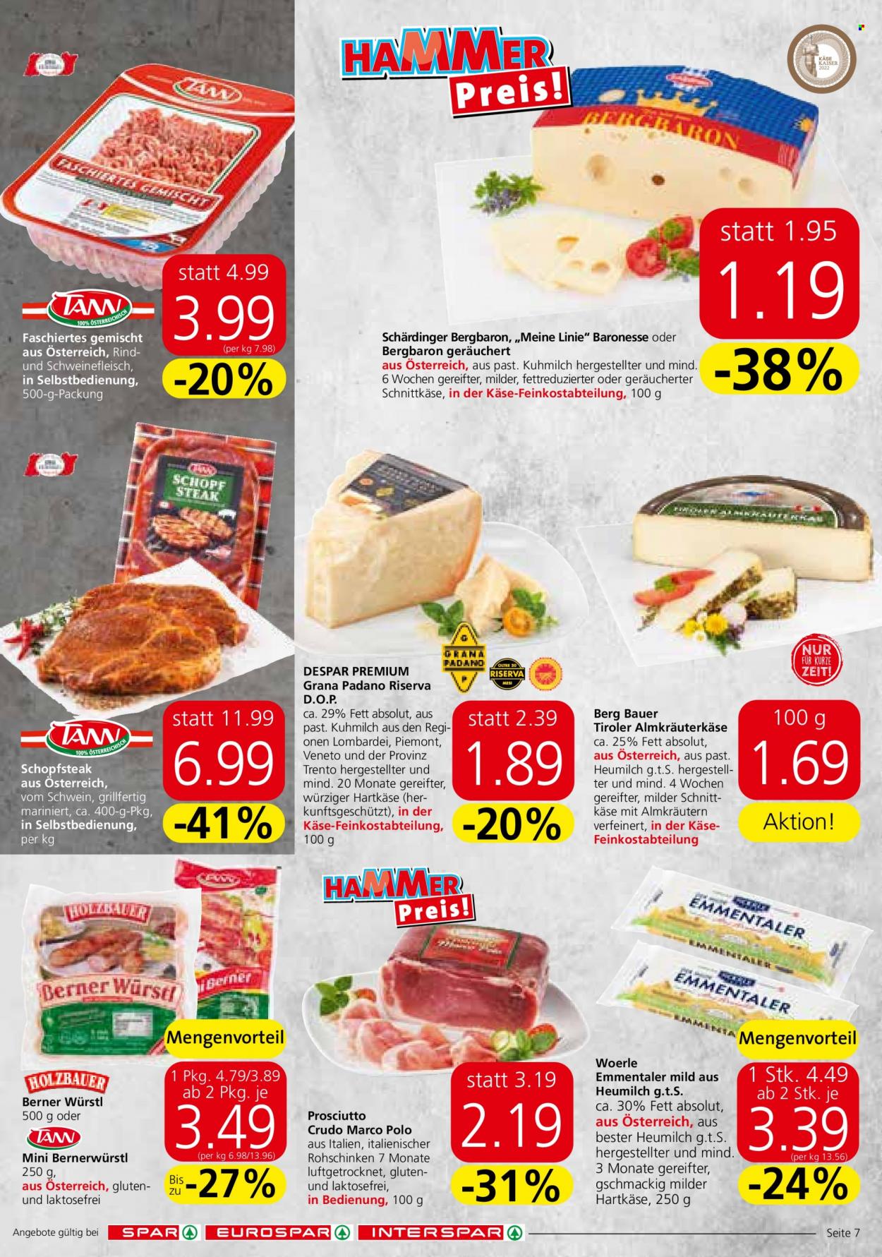 Angebote INTERSPAR - 28.7.2022 - 10.8.2022. Seite 7