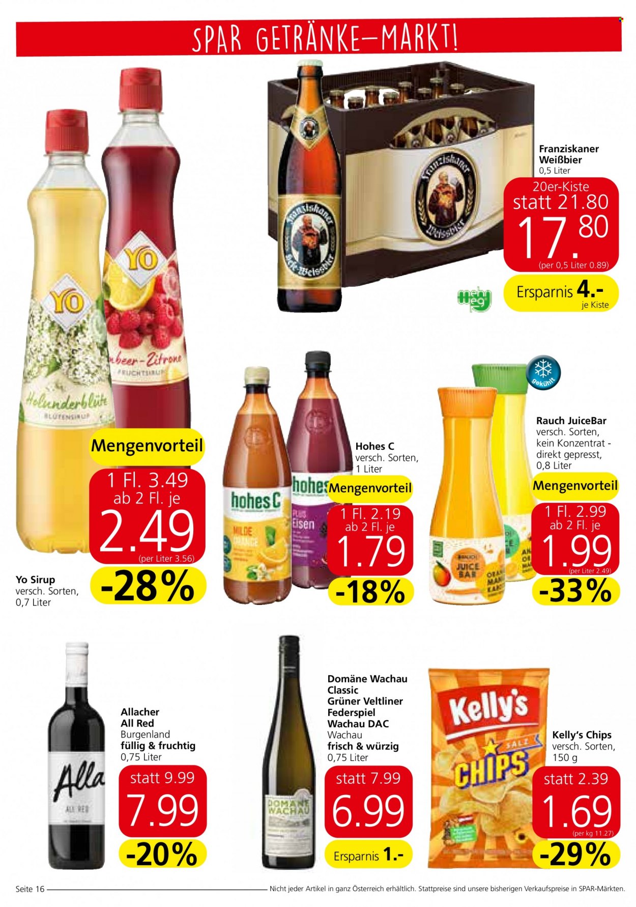 Angebote INTERSPAR - 28.7.2022 - 10.8.2022. Seite 16