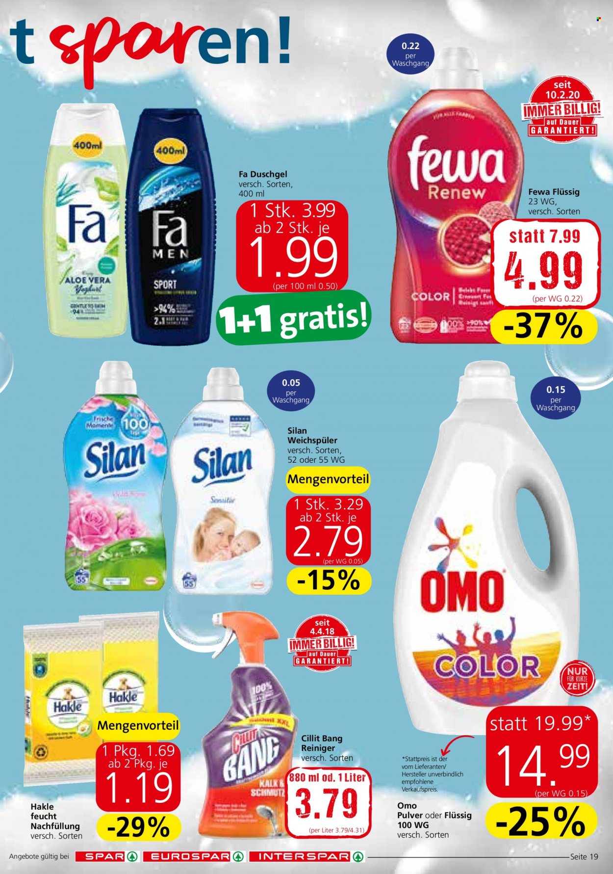 Angebote INTERSPAR - 28.7.2022 - 10.8.2022. Seite 19