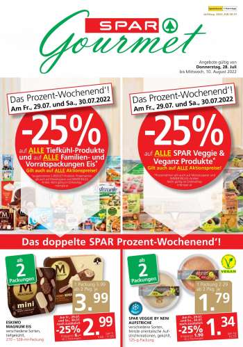 Angebote SPAR - 28.7.2022 - 10.8.2022.