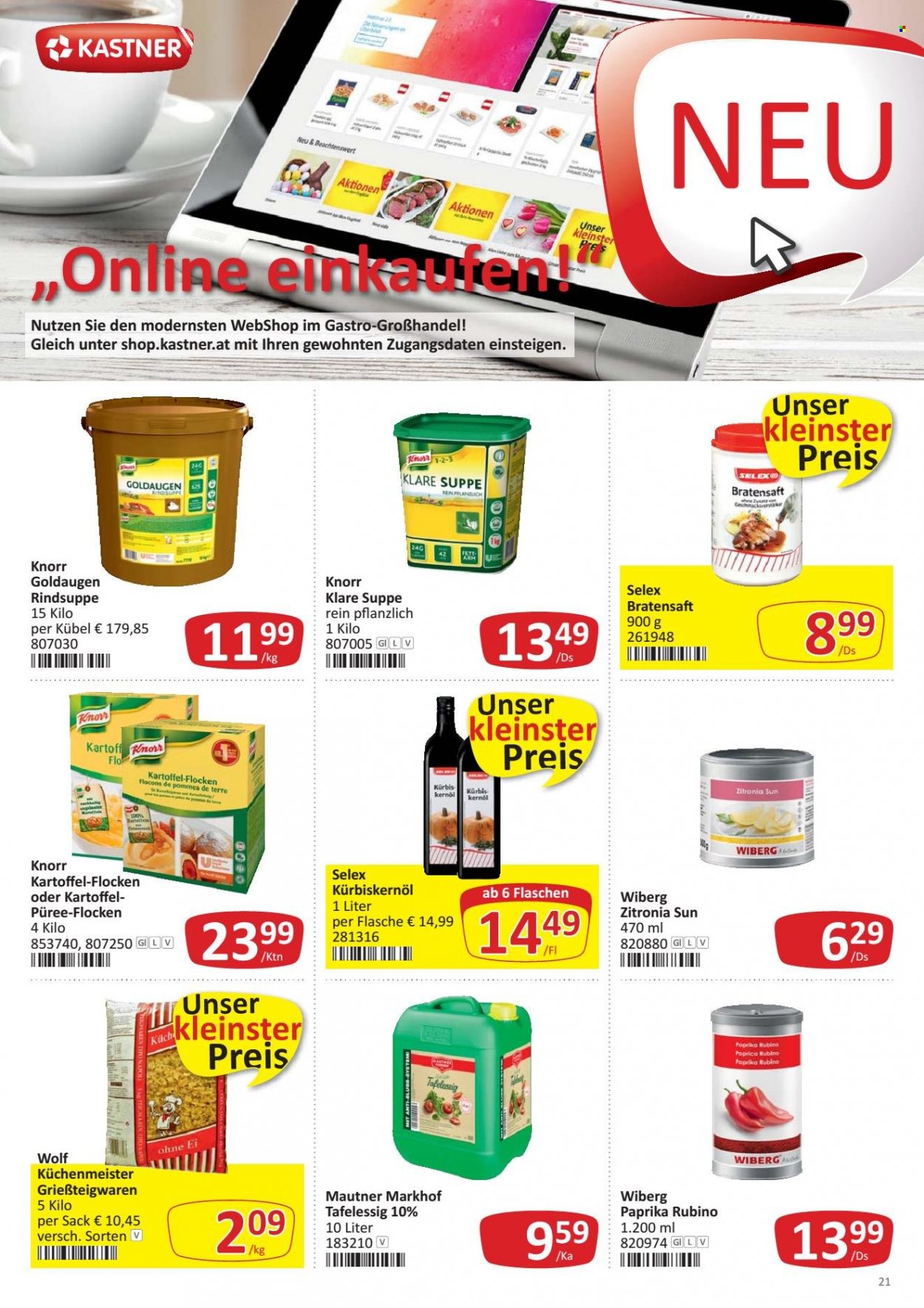 Angebote KASTNER - 1.8.2022 - 13.8.2022. Seite 21
