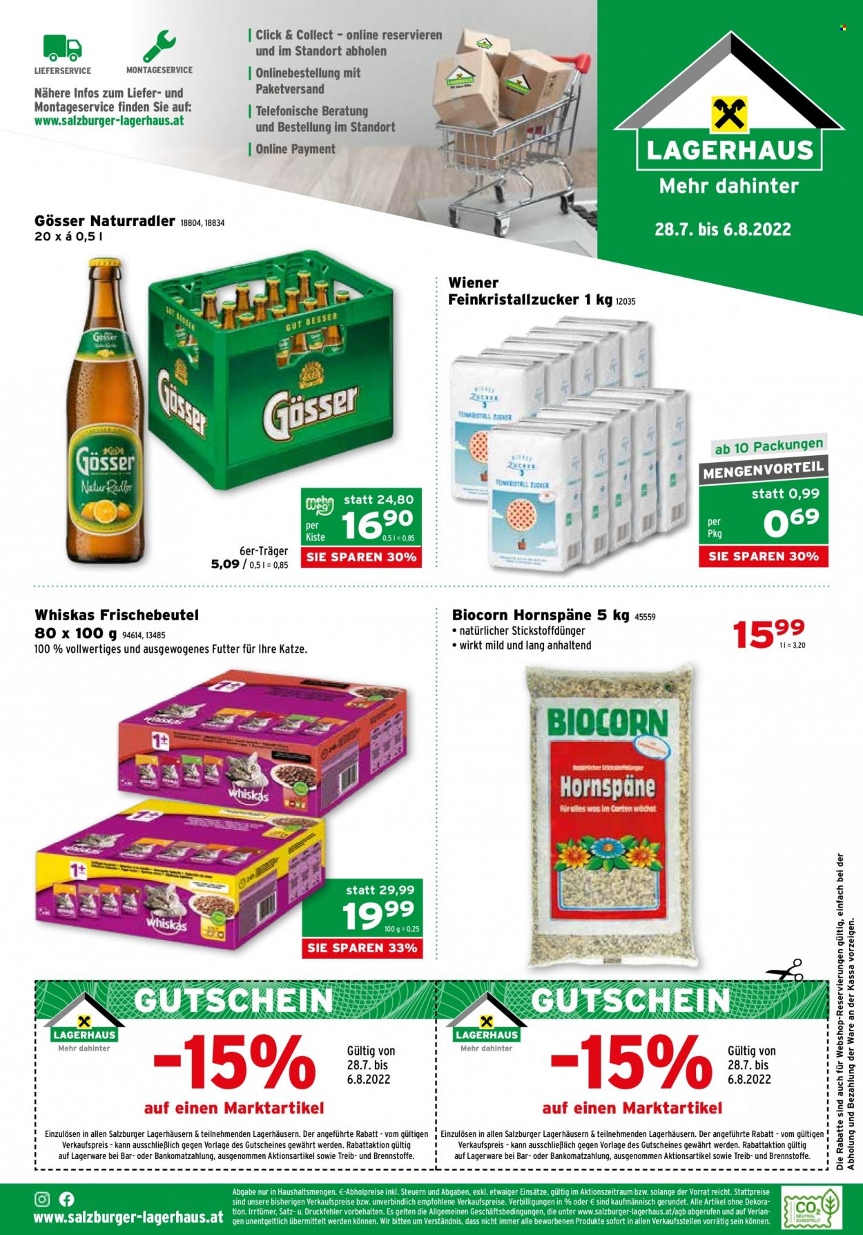 Angebote Salzburger Lagerhaus - 28.7.2022 - 6.8.2022. Seite 16