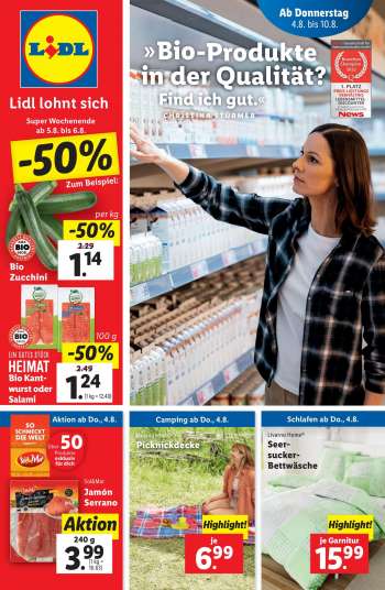Angebote Lidl - 4.8.2022 - 10.8.2022.