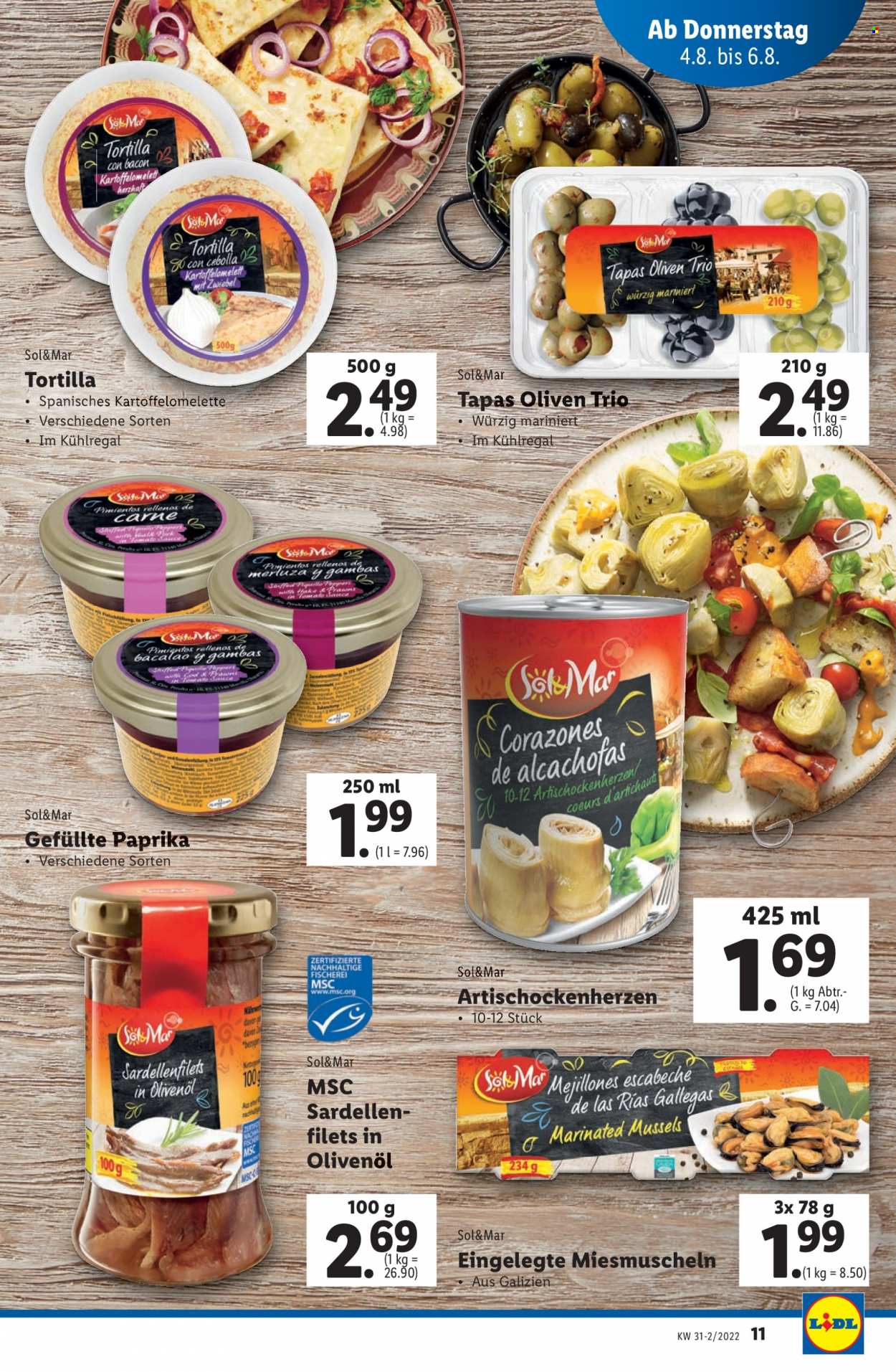 Angebote Lidl - 4.8.2022 - 10.8.2022. Seite 11