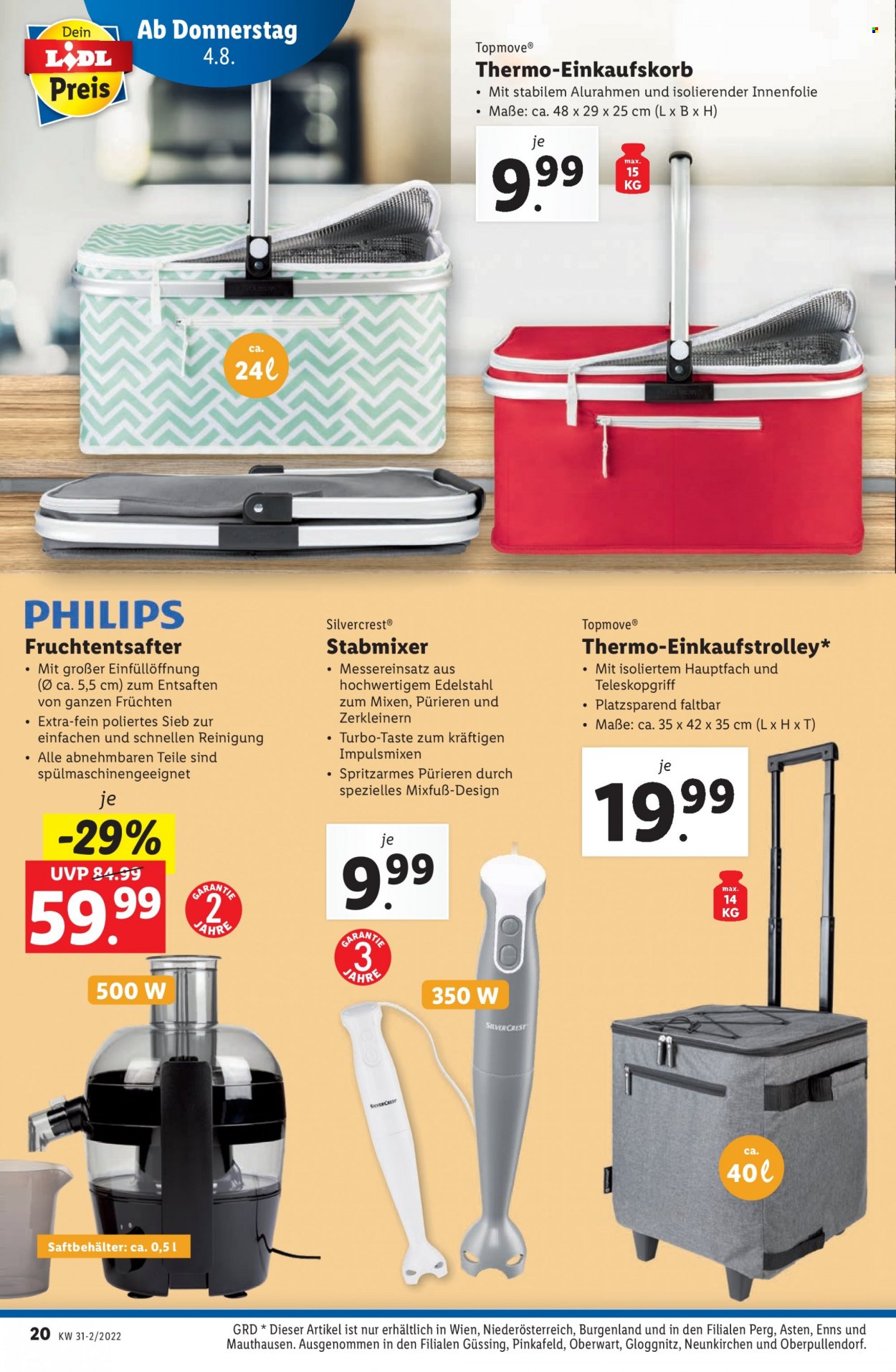 Angebote Lidl - 4.8.2022 - 10.8.2022. Seite 20