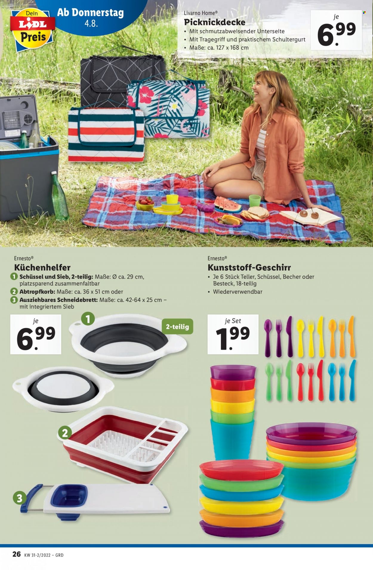 Angebote Lidl - 4.8.2022 - 10.8.2022. Seite 26