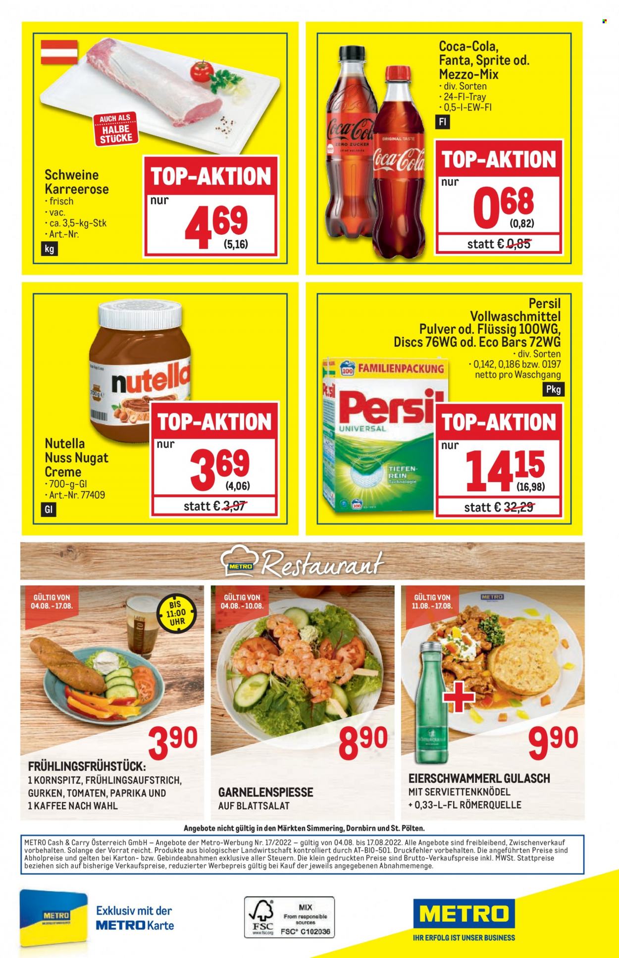 Angebote Metro - 4.8.2022 - 17.8.2022. Seite 32