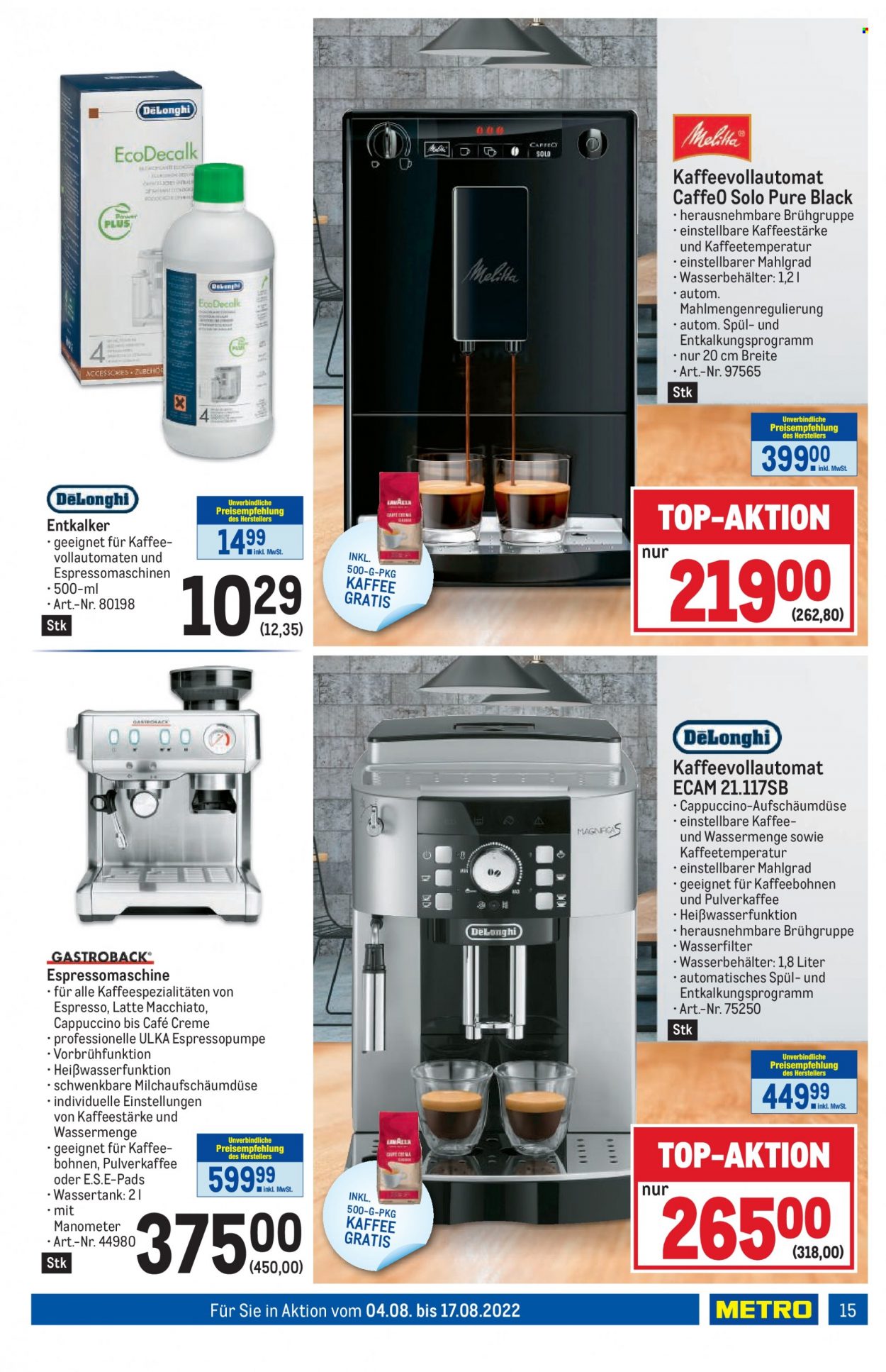 Angebote Metro - 4.8.2022 - 17.8.2022. Seite 15