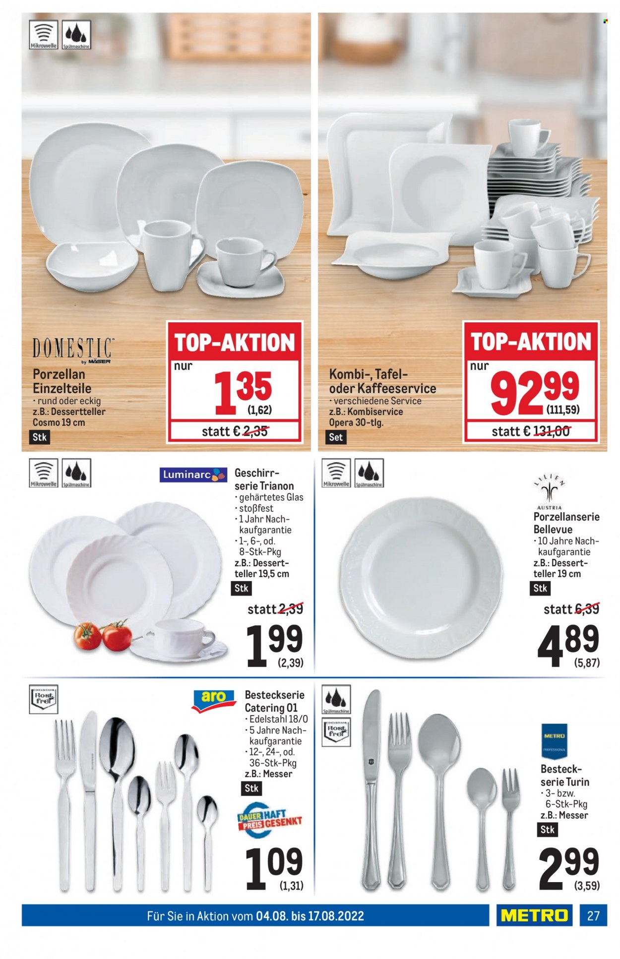 Angebote Metro - 4.8.2022 - 17.8.2022. Seite 27