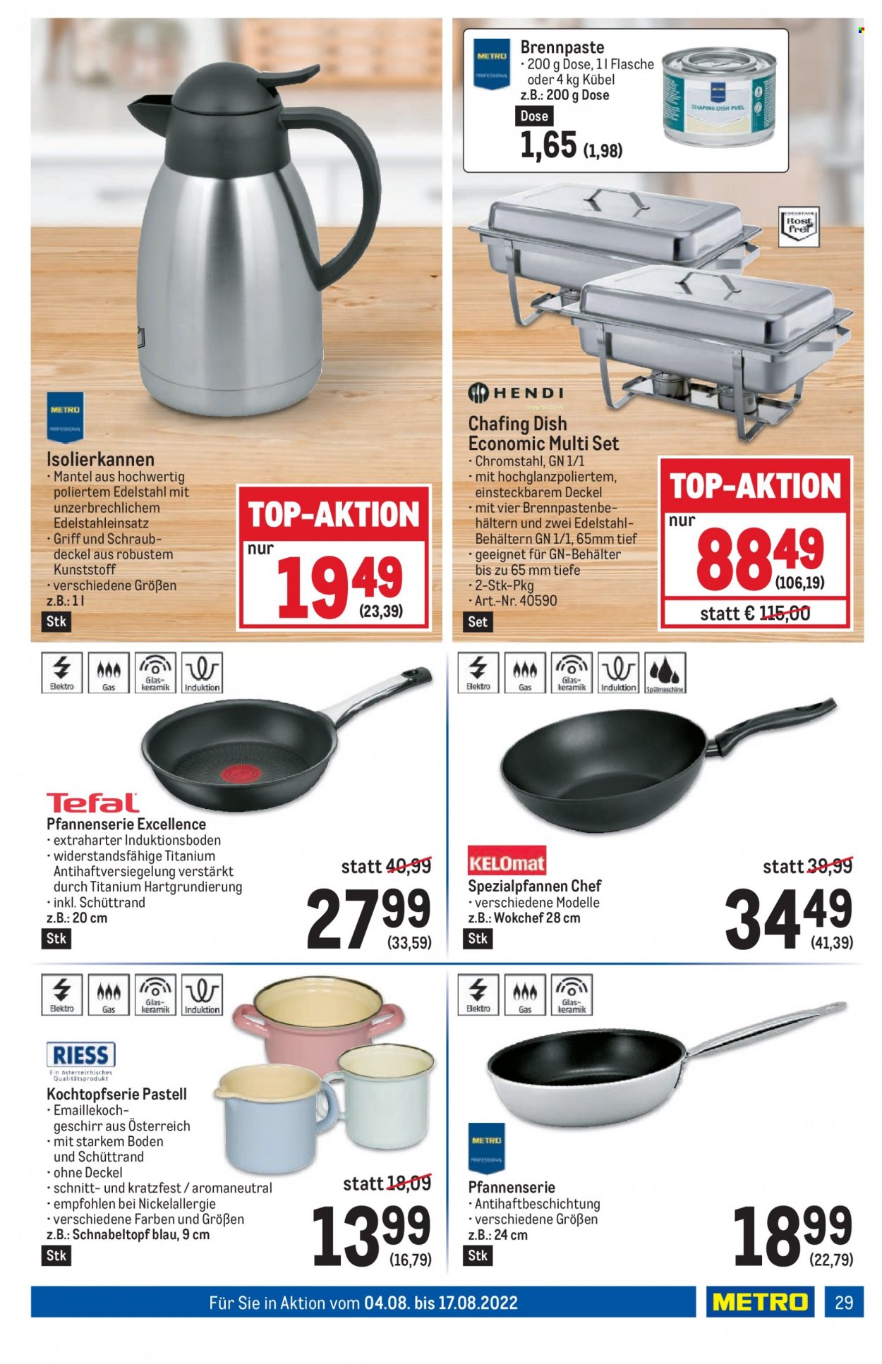 Angebote Metro - 4.8.2022 - 17.8.2022. Seite 29