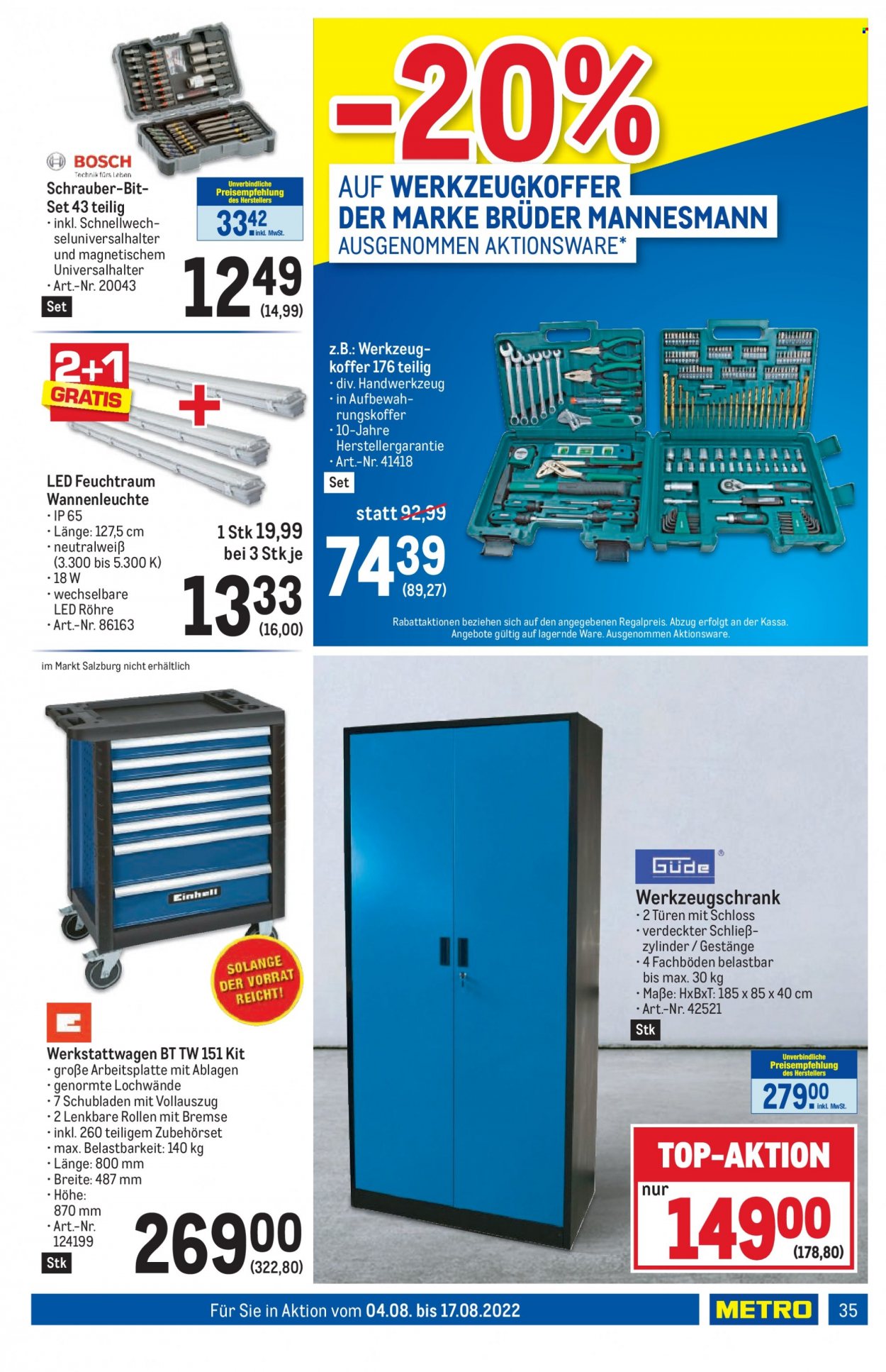 Angebote Metro - 4.8.2022 - 17.8.2022. Seite 35