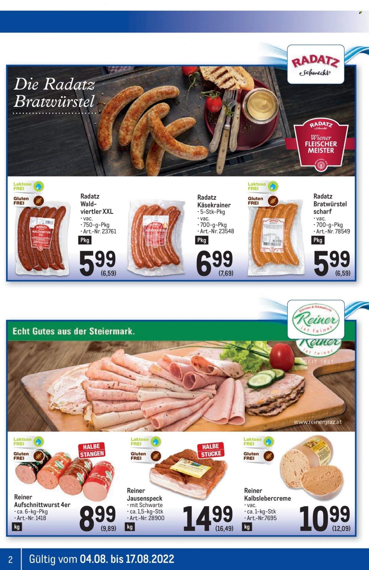 Angebote Metro - 4.8.2022 - 17.8.2022. Seite 2
