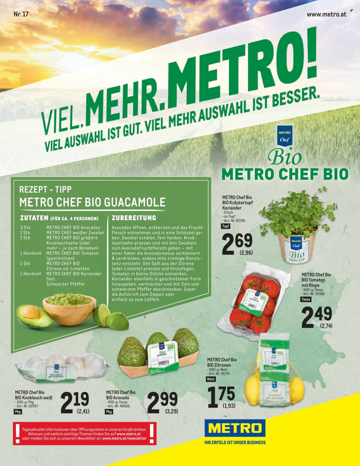 Angebote Metro - 4.8.2022 - 17.8.2022. Seite 1