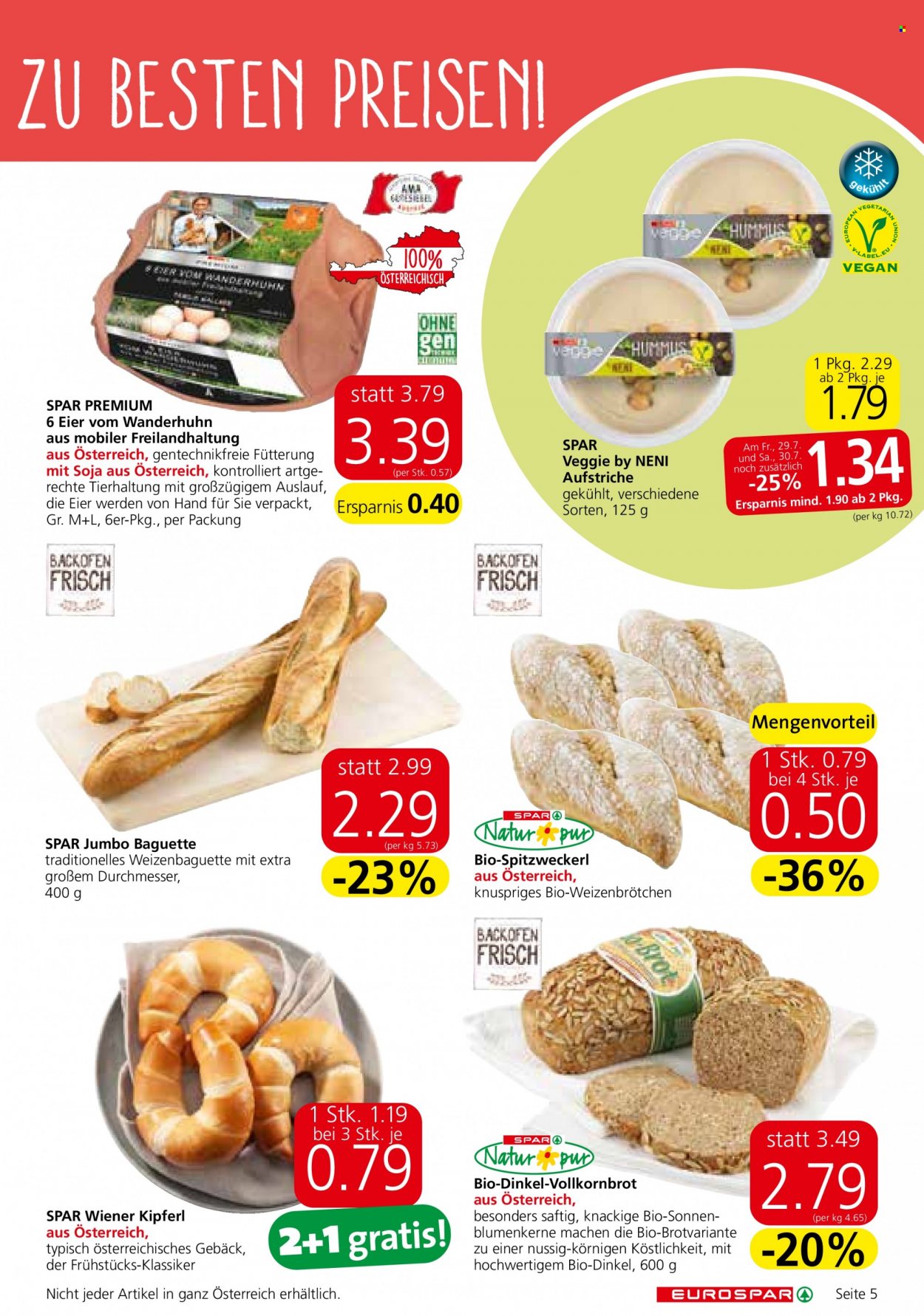 Angebote EUROSPAR - 28.7.2022 - 10.8.2022. Seite 5