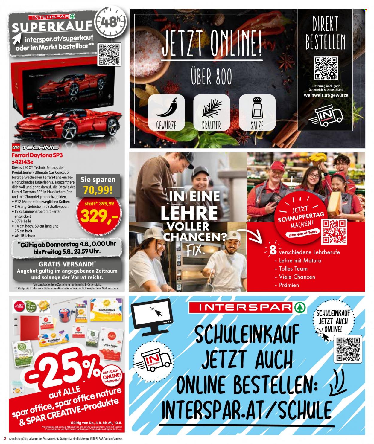 Angebote INTERSPAR - 4.8.2022 - 10.8.2022. Seite 2