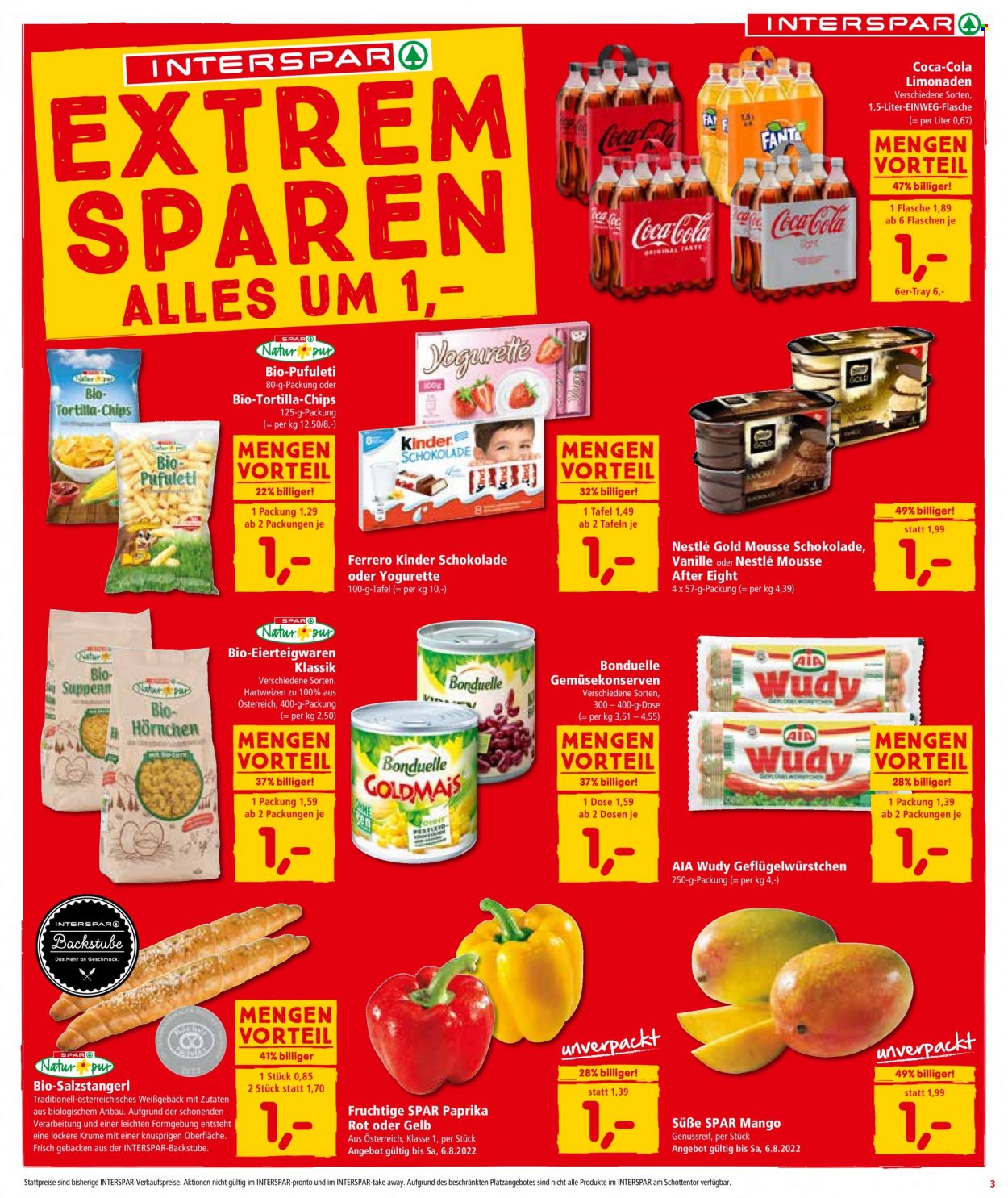Angebote INTERSPAR - 4.8.2022 - 10.8.2022. Seite 3