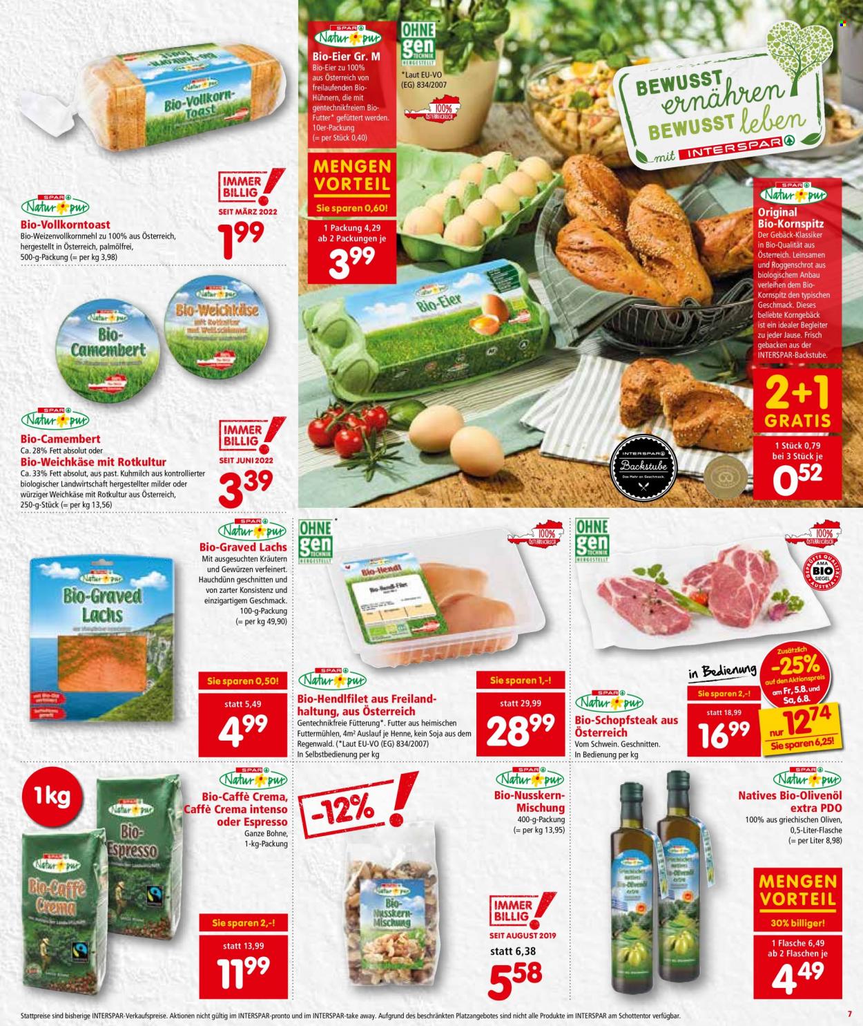 Angebote INTERSPAR - 4.8.2022 - 10.8.2022. Seite 7