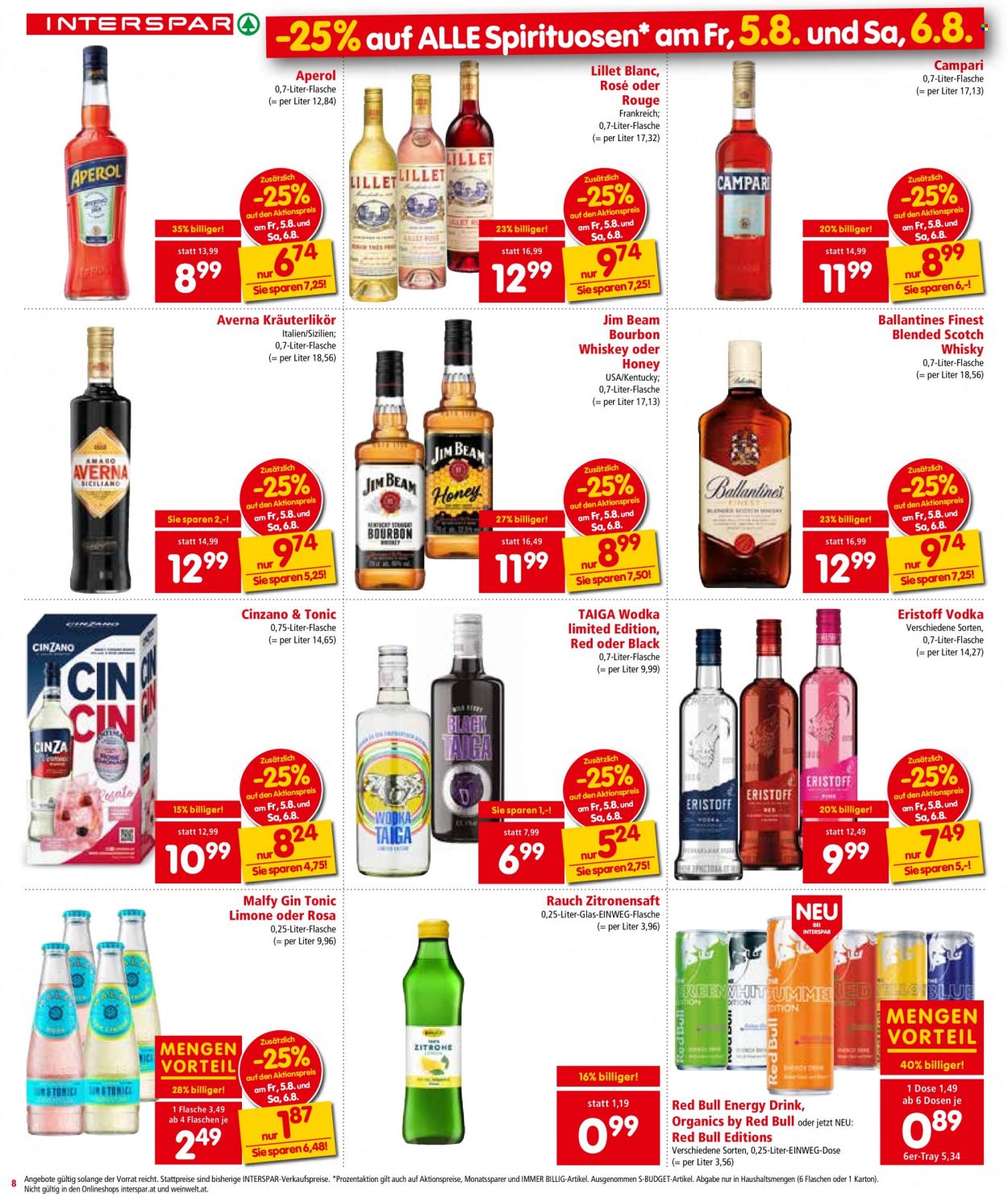 Angebote INTERSPAR - 4.8.2022 - 10.8.2022. Seite 8