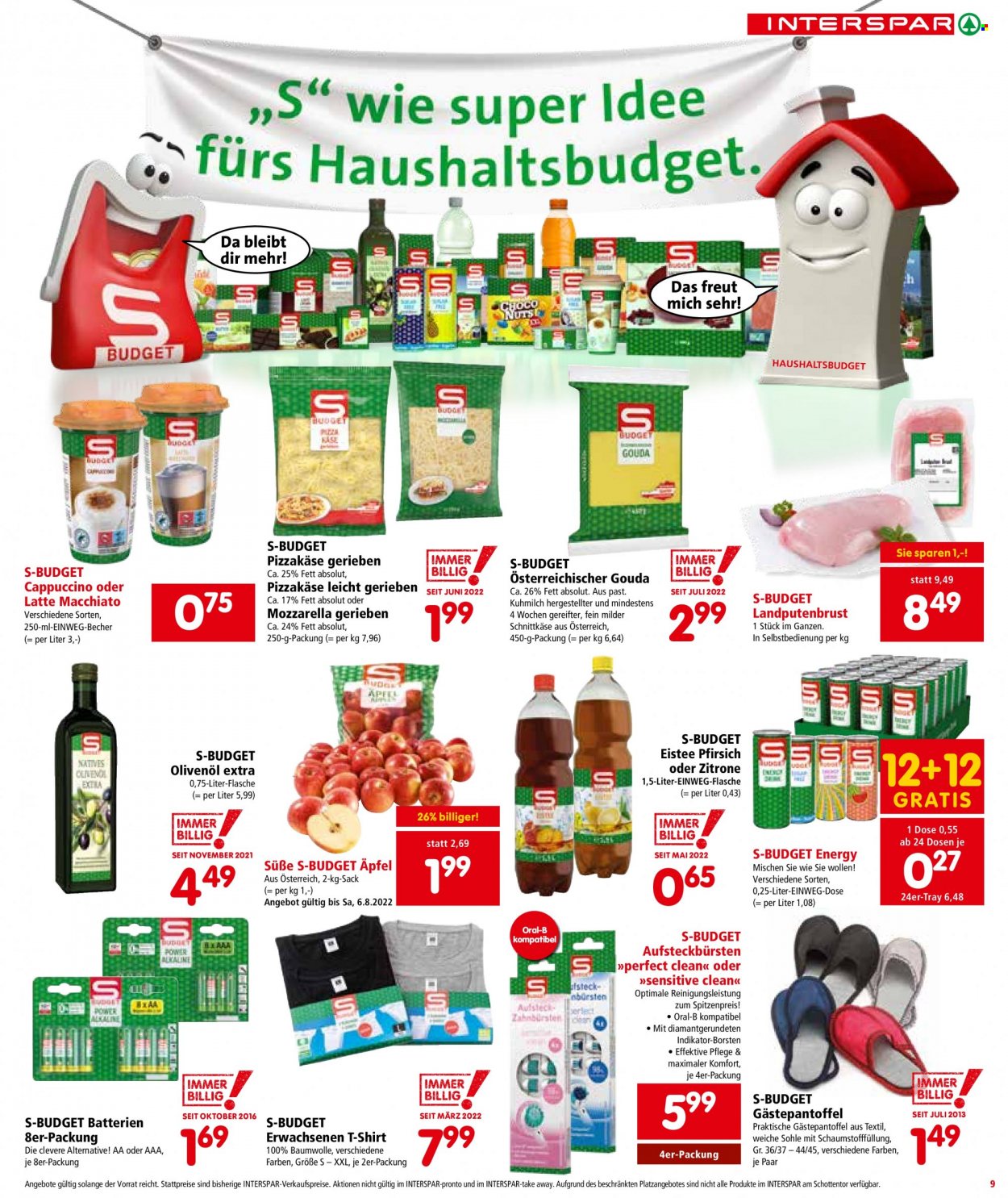 Angebote INTERSPAR - 4.8.2022 - 10.8.2022. Seite 9
