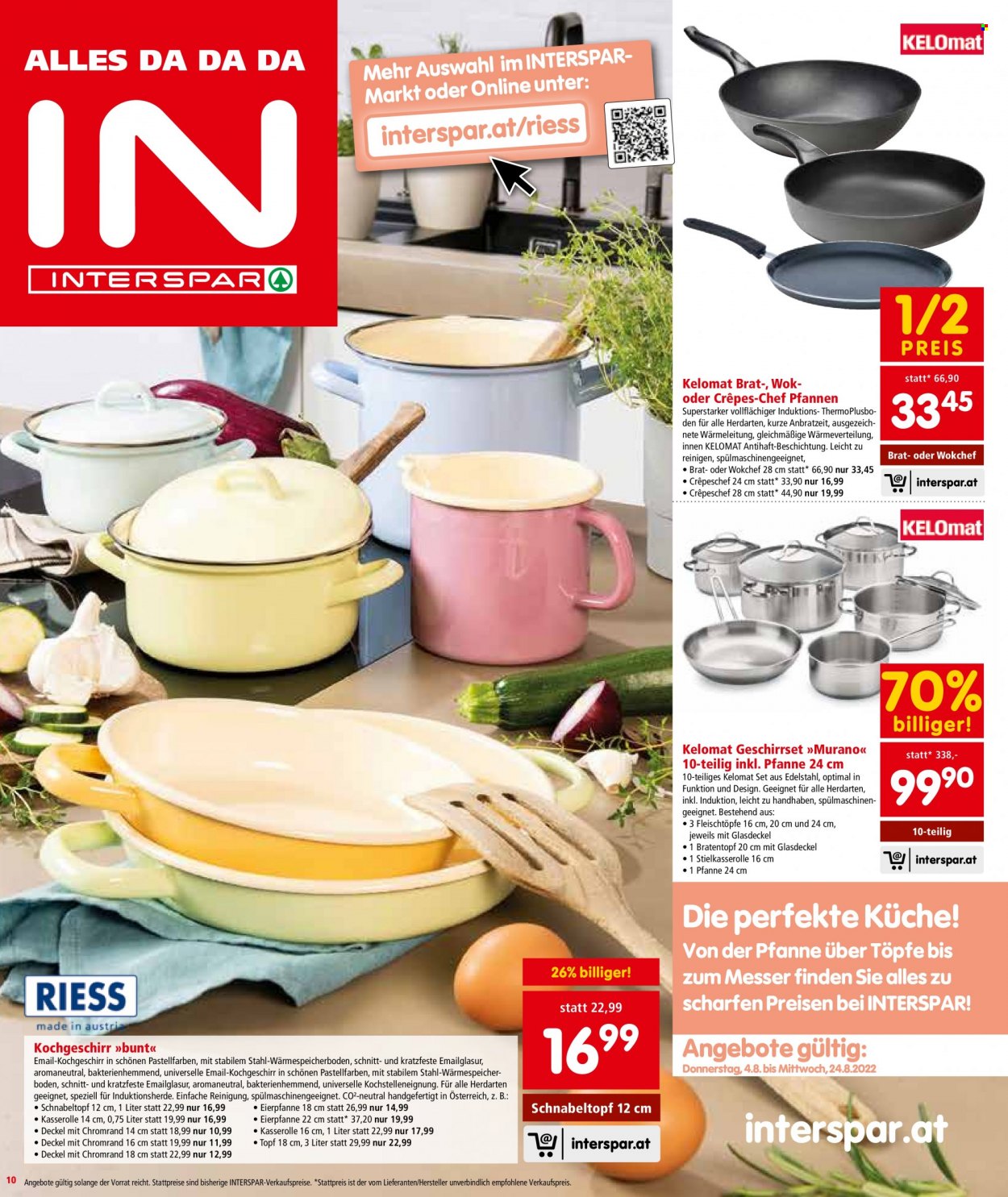 Angebote INTERSPAR - 4.8.2022 - 10.8.2022. Seite 10