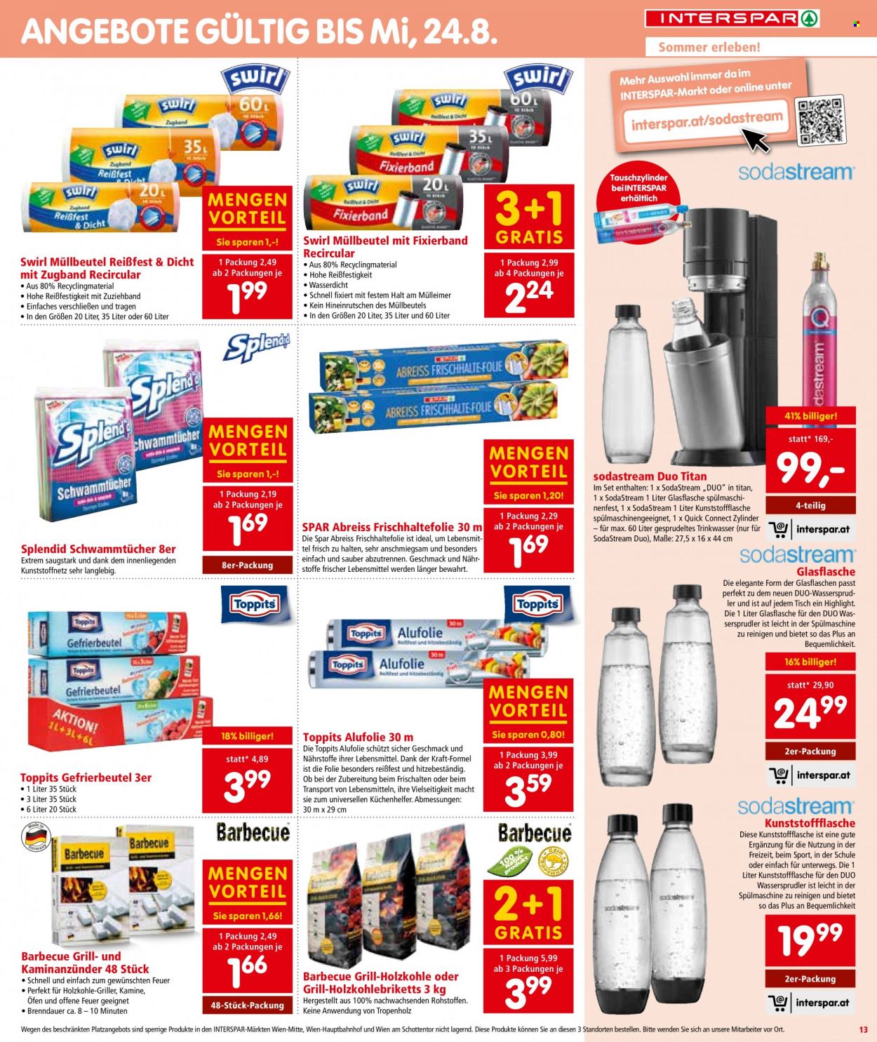 Angebote INTERSPAR - 4.8.2022 - 10.8.2022. Seite 13