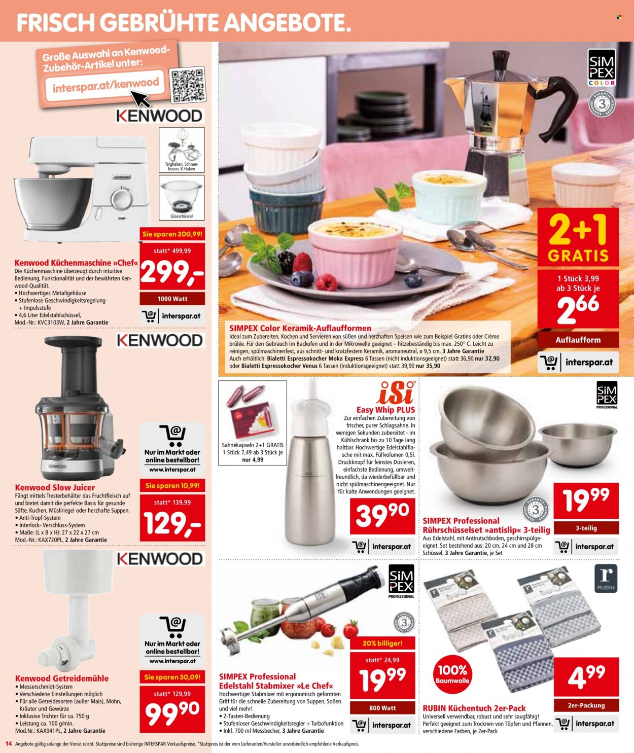 Angebote INTERSPAR - 4.8.2022 - 10.8.2022. Seite 14