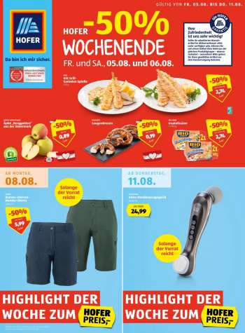 Angebote Hofer - 5.8.2022 - 11.8.2022.