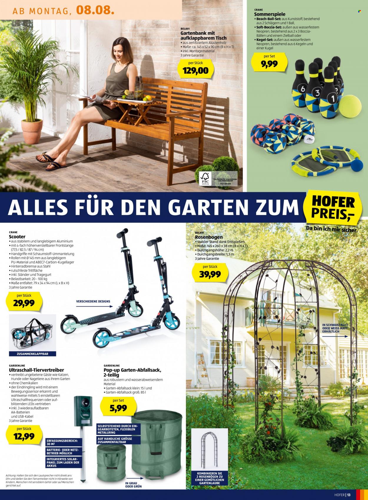 Angebote Hofer - 5.8.2022 - 11.8.2022. Seite 13