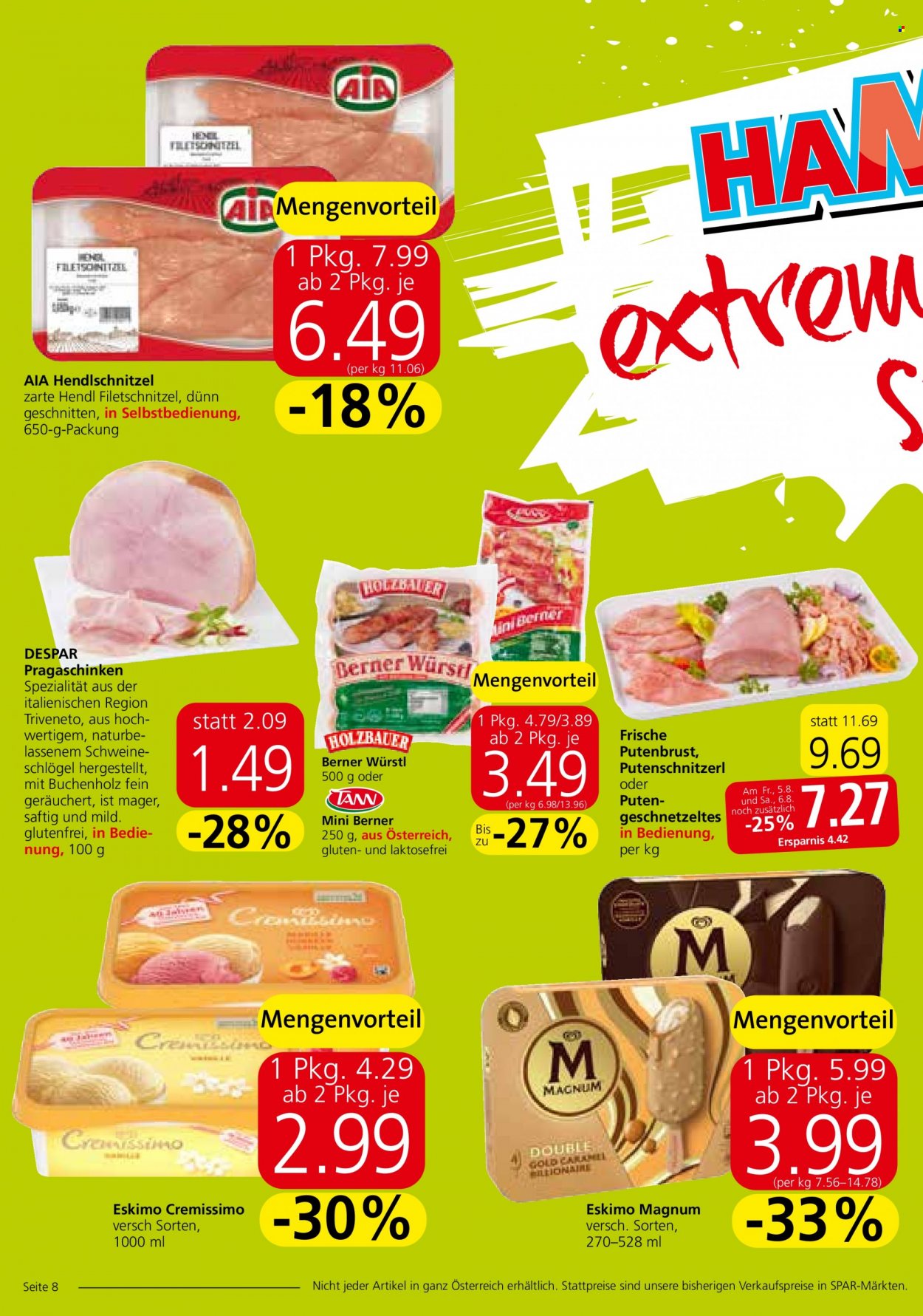 Angebote INTERSPAR - 4.8.2022 - 10.8.2022. Seite 8